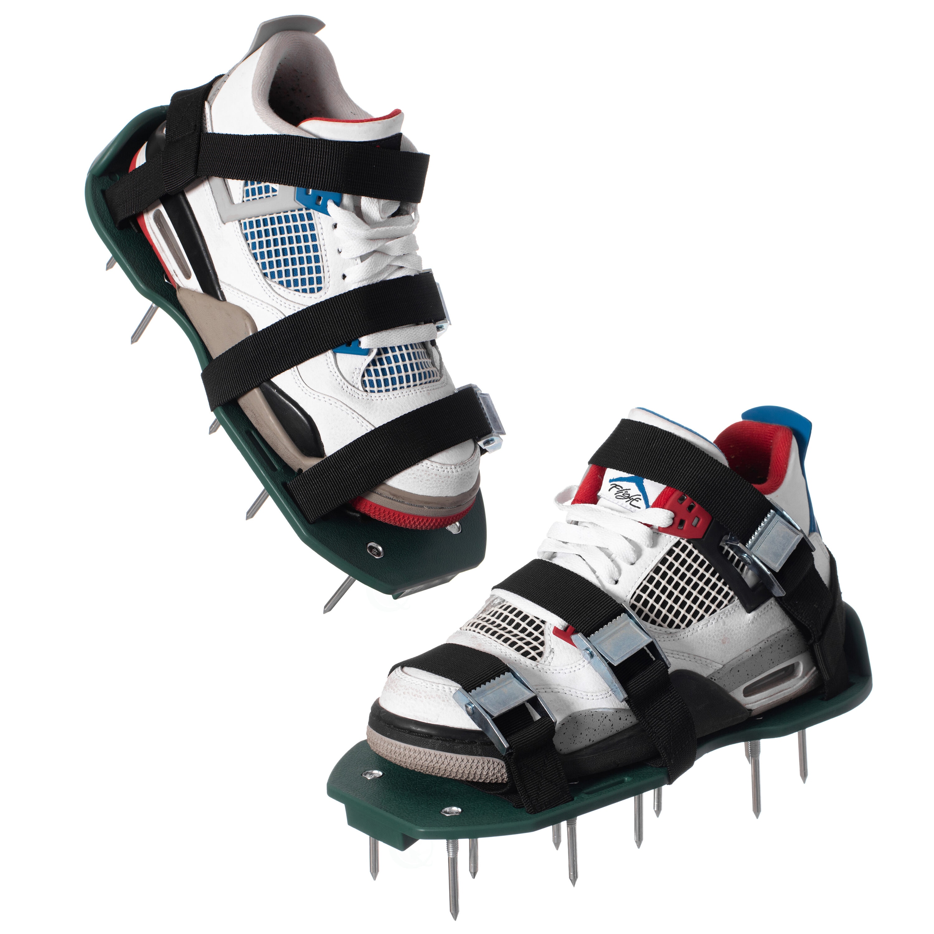 Gardenised QI004603.GN 5.75-in Spike Lawn Aerator