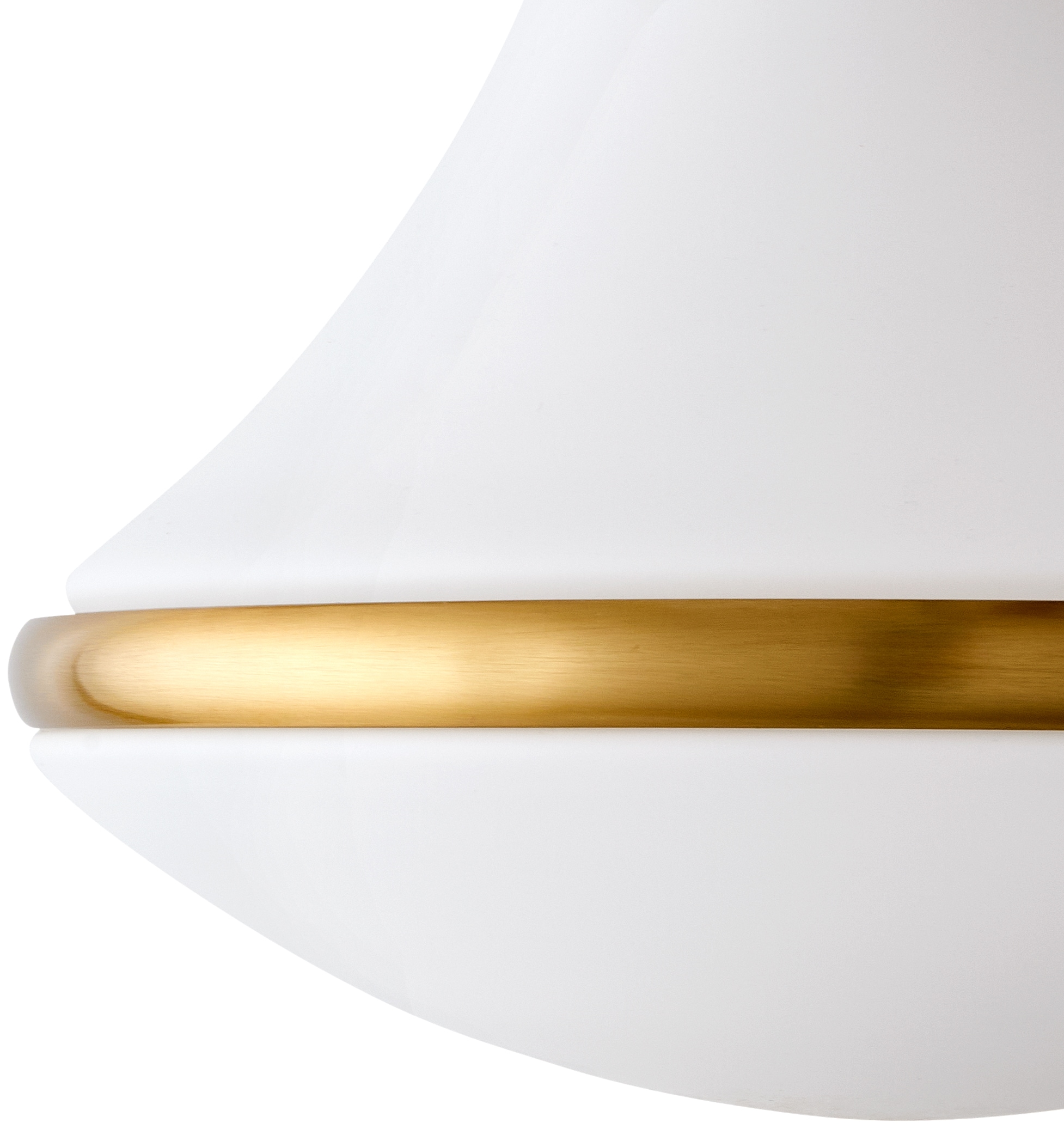 Livabliss Galey Alix Colleen 1 -Light White Modern/contemporary Metal Cone Medium Plug-in Hanging Pendant Light