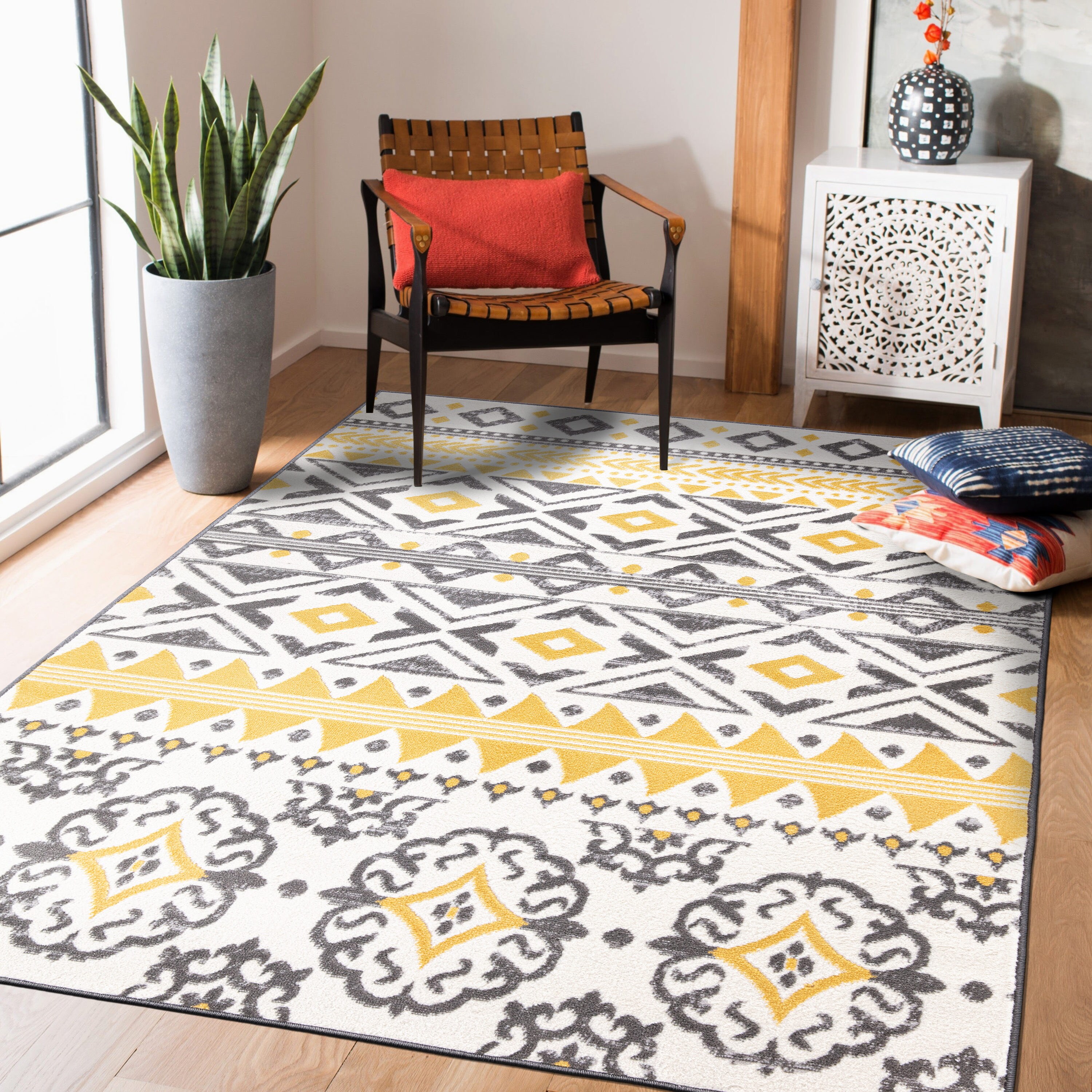World Rug Gallery 2078YELLOW8X10 rugs - View #4