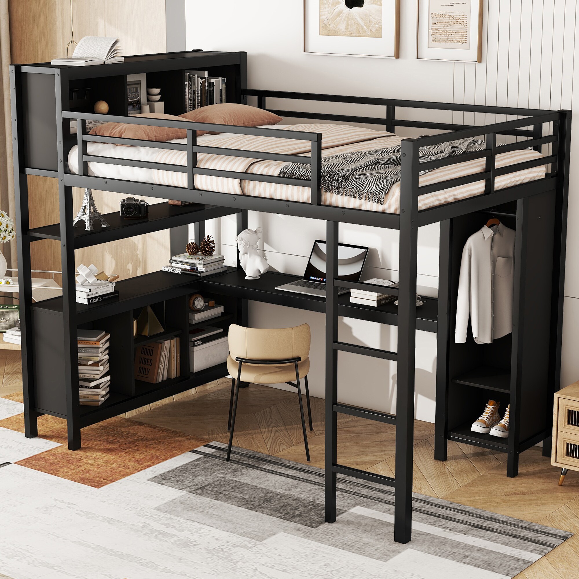 Huluwat JJ-80S00068 Bunk-Beds - View #3
