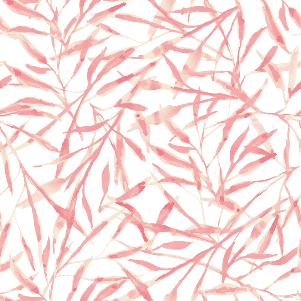 Tempaper RP10694 28-Sq. Feet Rosewater Vinyl Floral Self-adhesive Peel and Stick Wallpaper