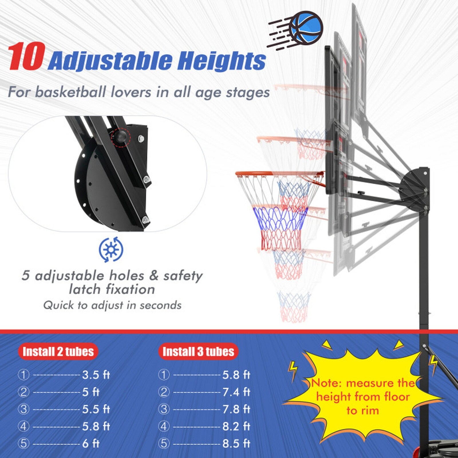 SUGIFT LW102SUGHY0840 Basketball-System - View #8