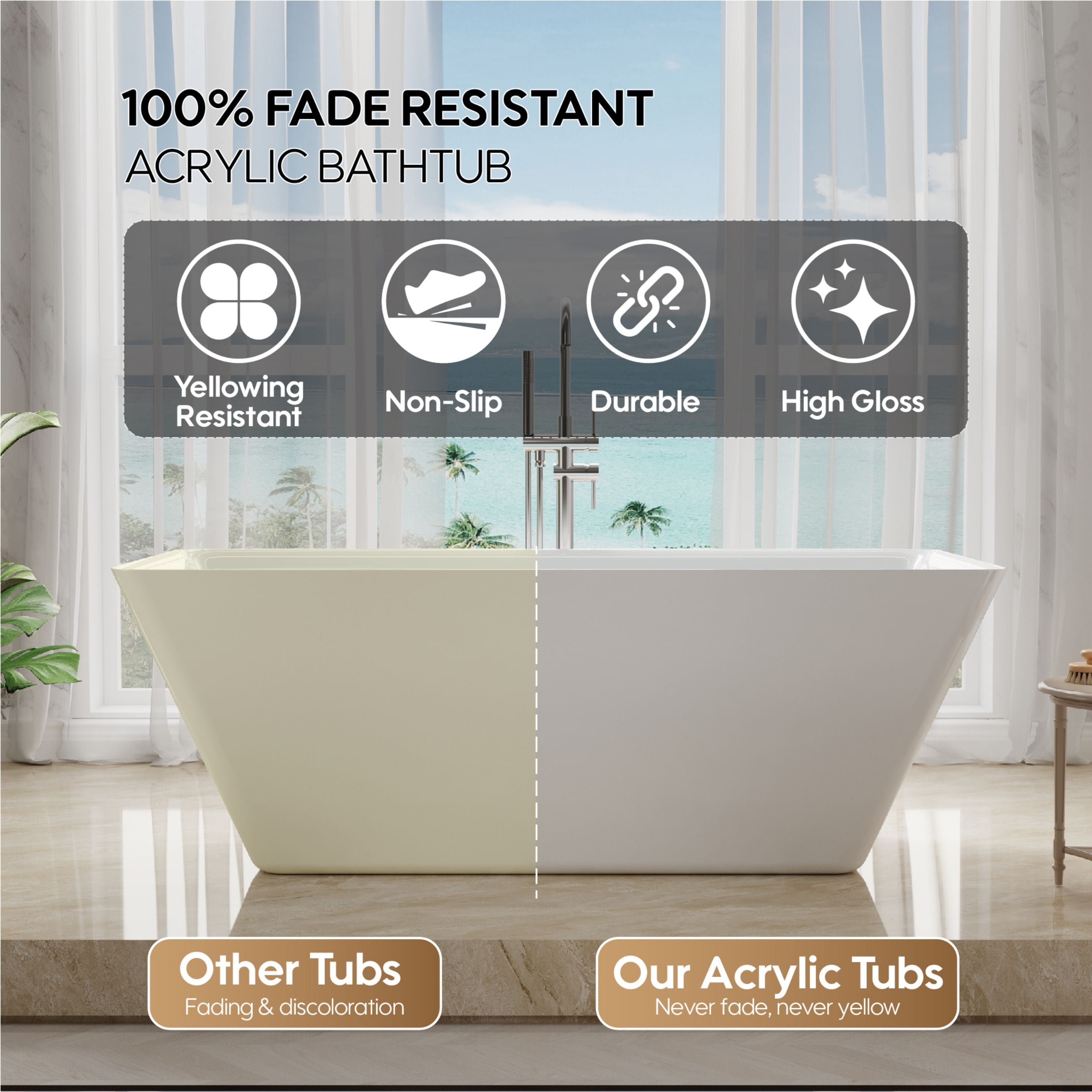 LIVIZA LBTY-VZ66SQU bathtubs - View #7