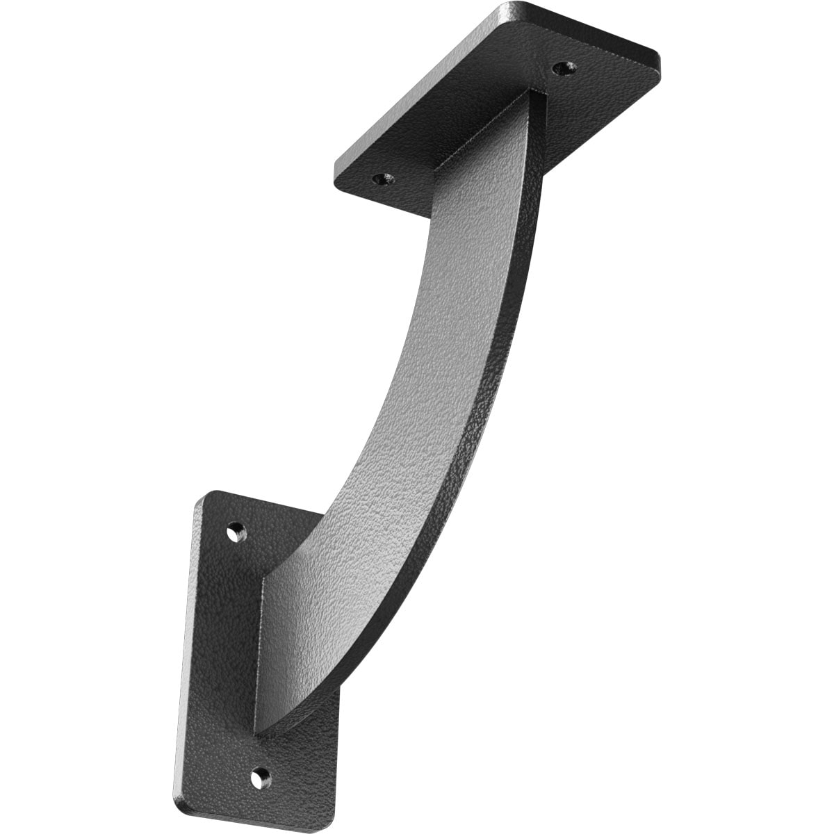 Ekena Millwork BKTM02X07X07BRHSV Bradford 7-in x 2-in x 7-in Gray Steel Countertop support bracket