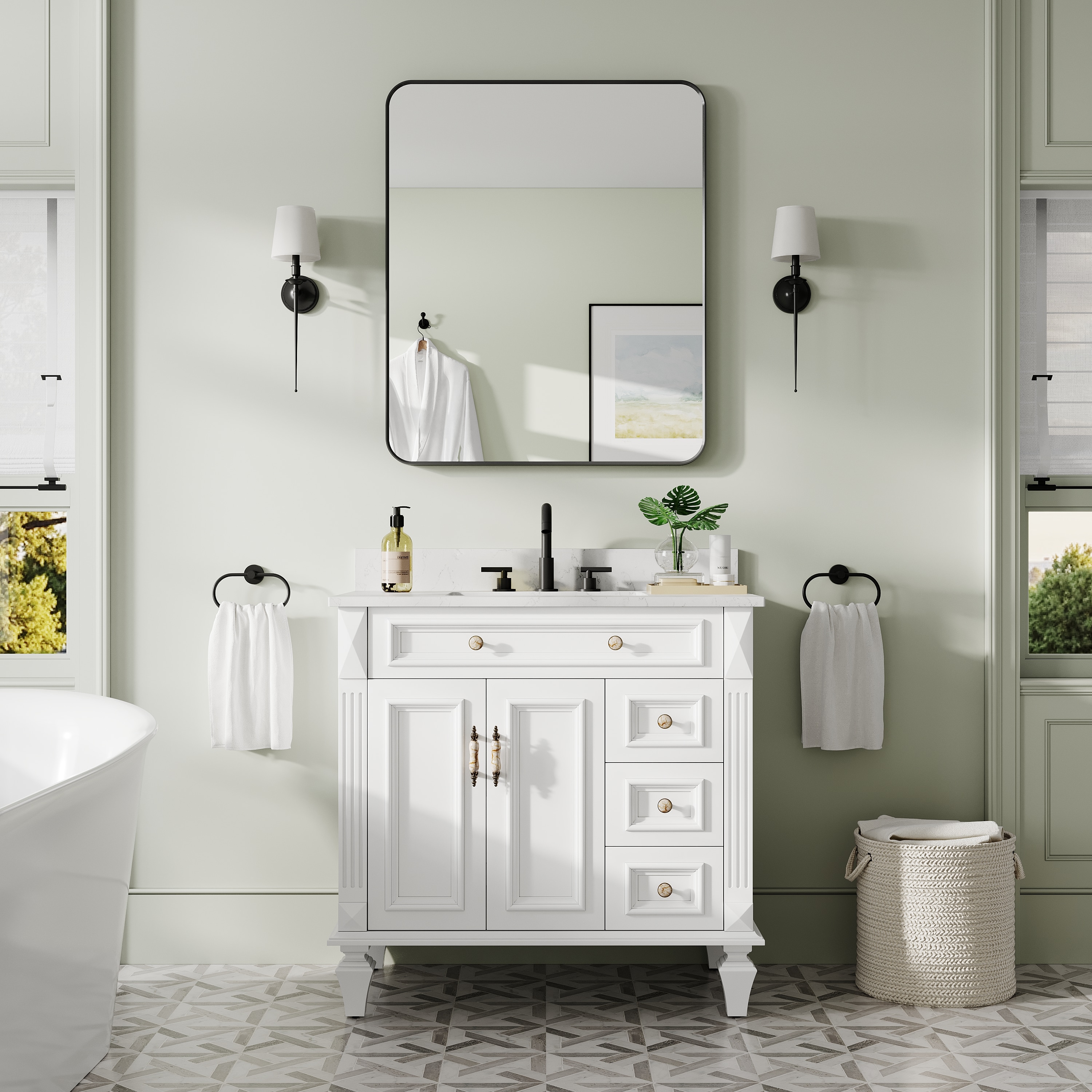 Poinic YZCFM1-3036B Decor-Mirrors - View #2