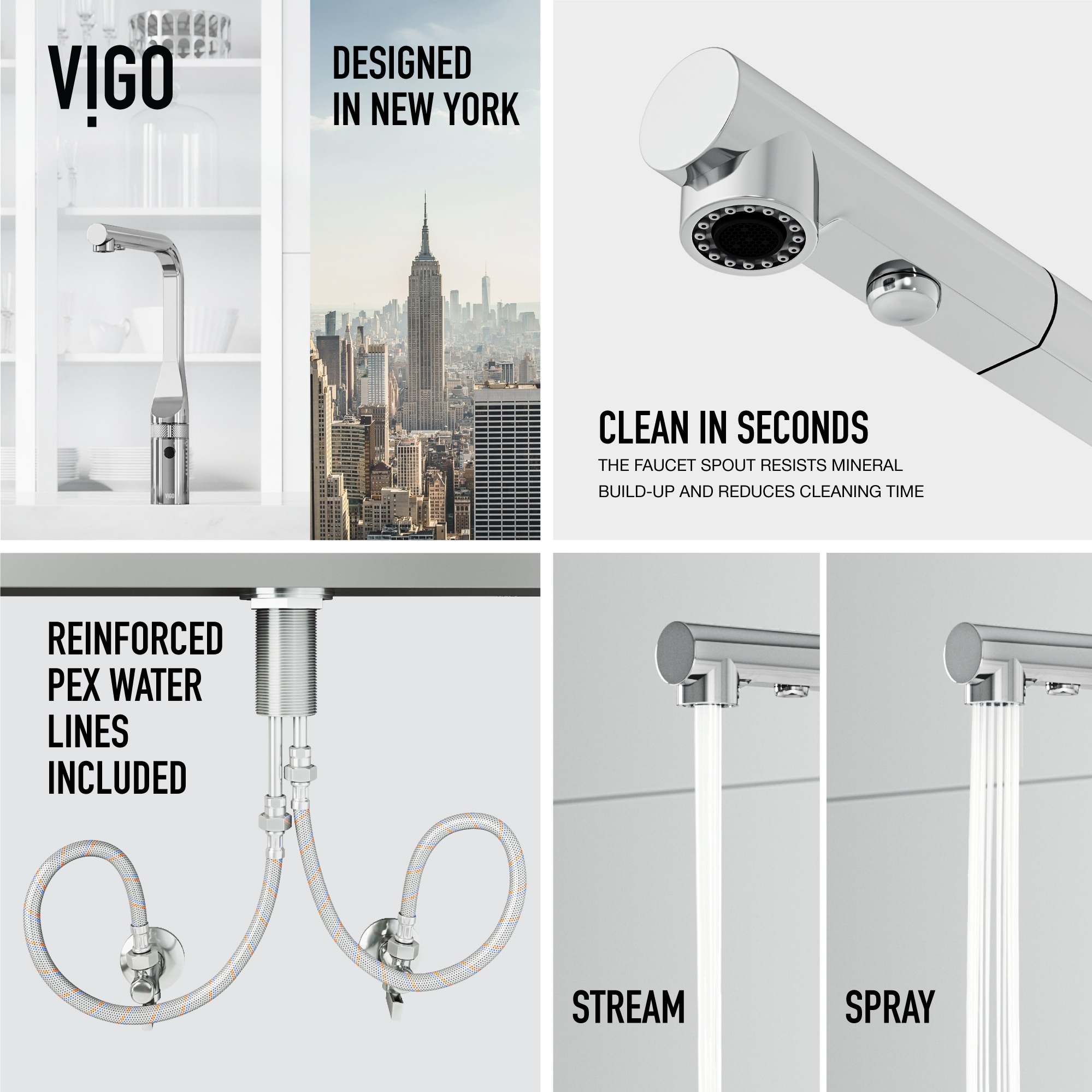 VIGO VG02039CHS Kitchen-Faucets - View #7