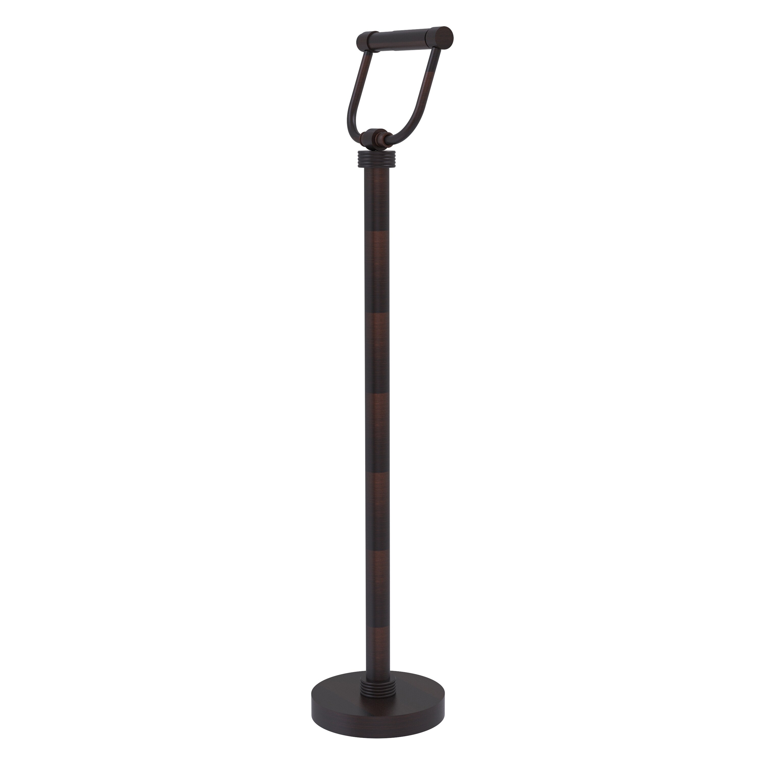 Allied Brass TS-25G-VB Venetian Bronze Freestanding Double post Toilet Paper Holder 1 -Rolls with Storage