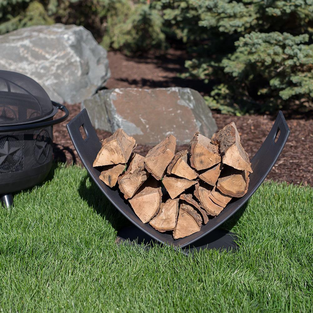 Sunnydaze Decor RCM-LG556 Firewood-Storage - View #2