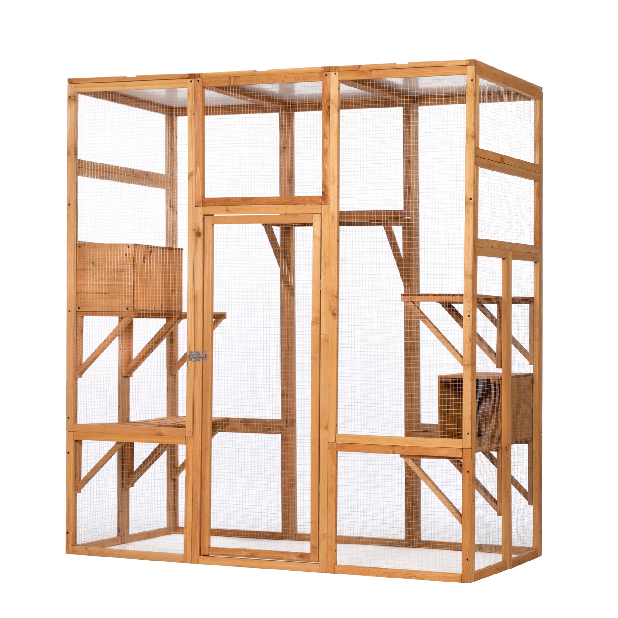 Siavonce XH52977 Metal Indoor/Outdoor Large Dog/Cat House