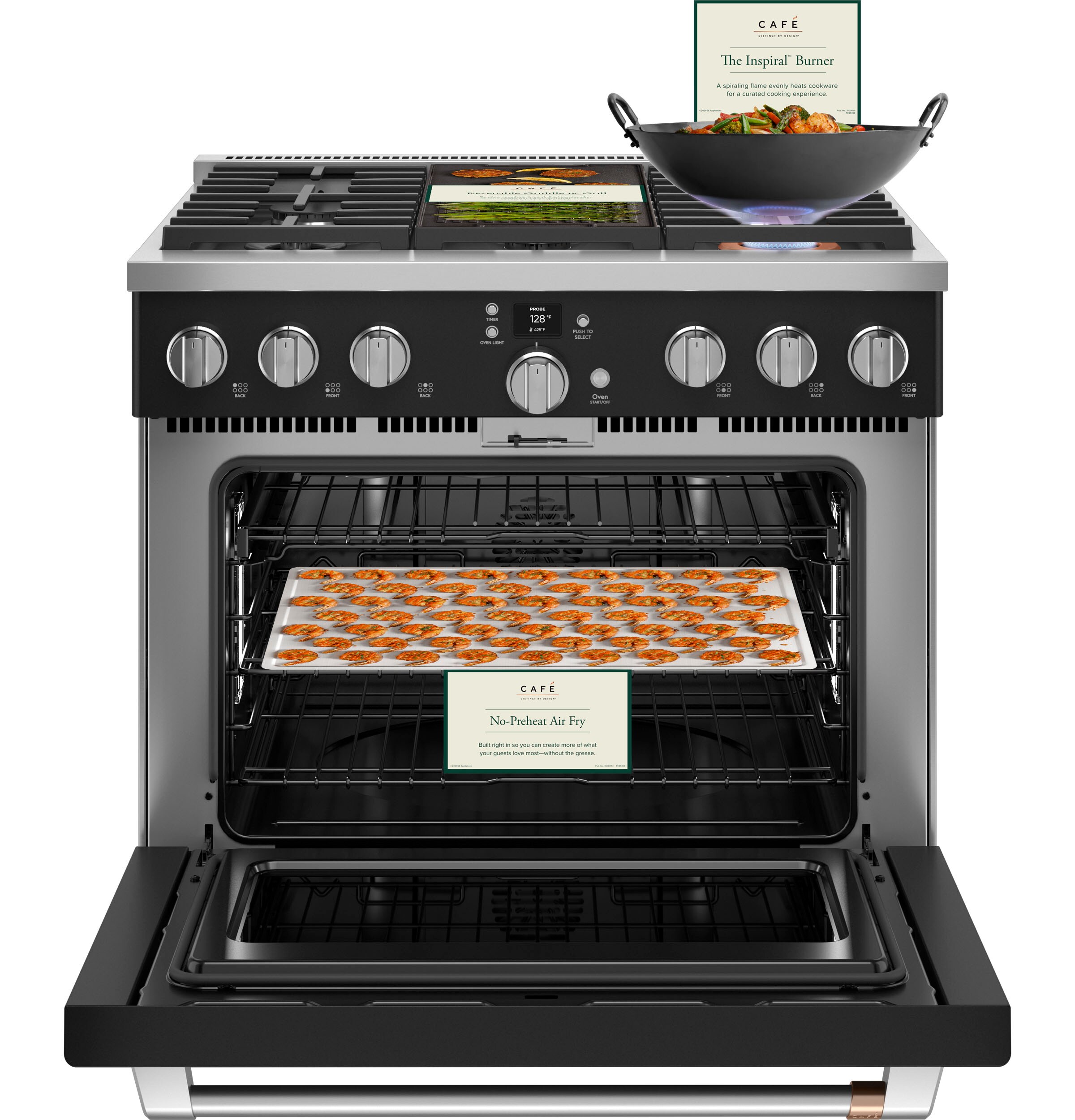 36” Electric Range – 2 French Plates and Griddle - Standard Oven