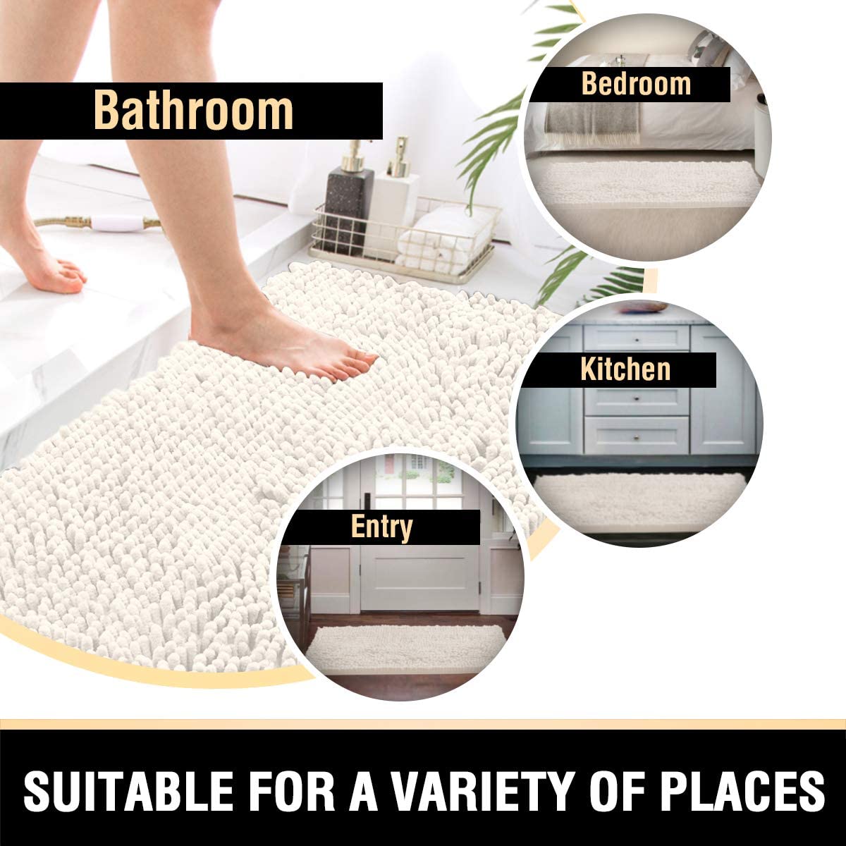H.Versailtex CMRUG20322436BLACK Bath-Rugs - View #15