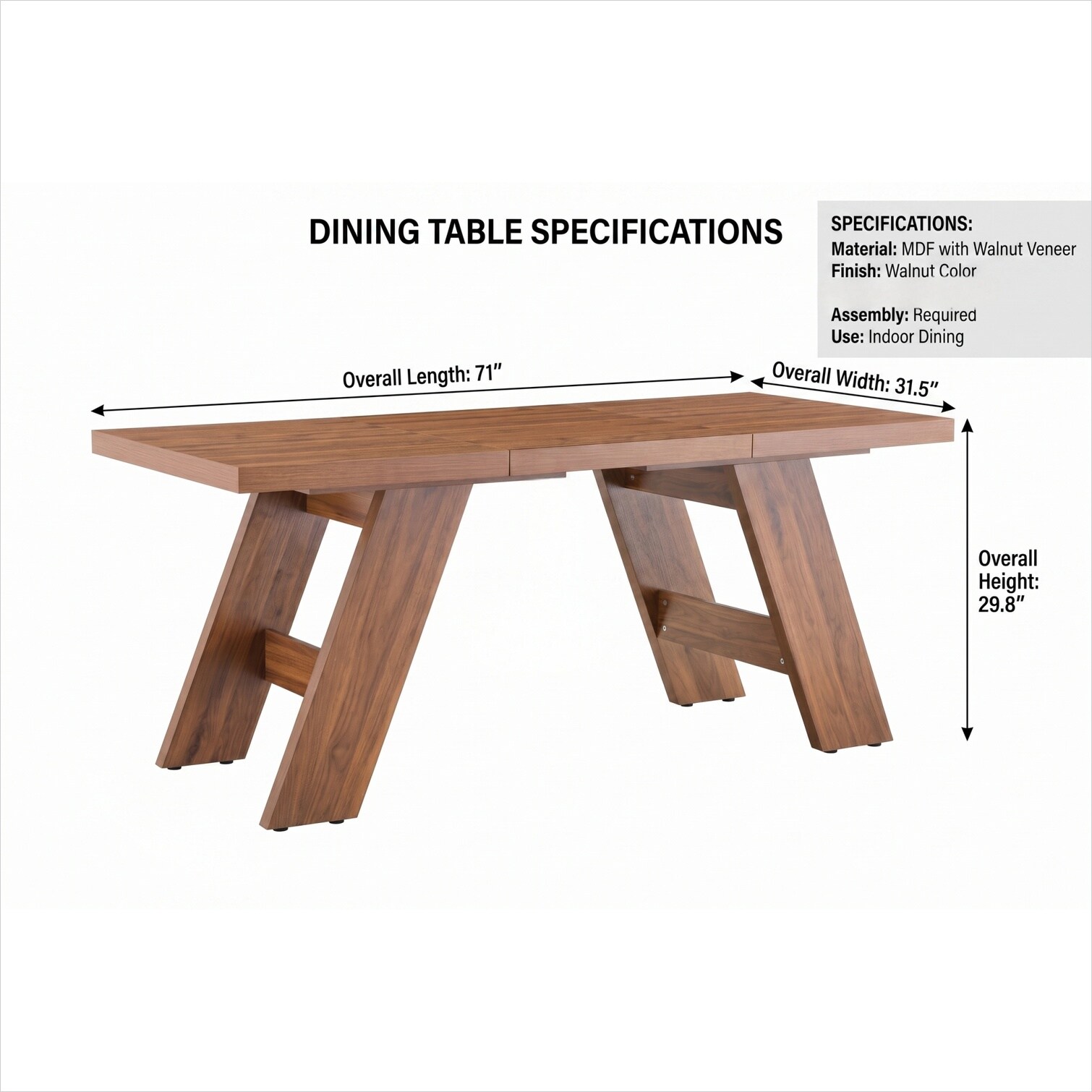 SunJet 45WNH55CMJFB Dining-Tables - View #15
