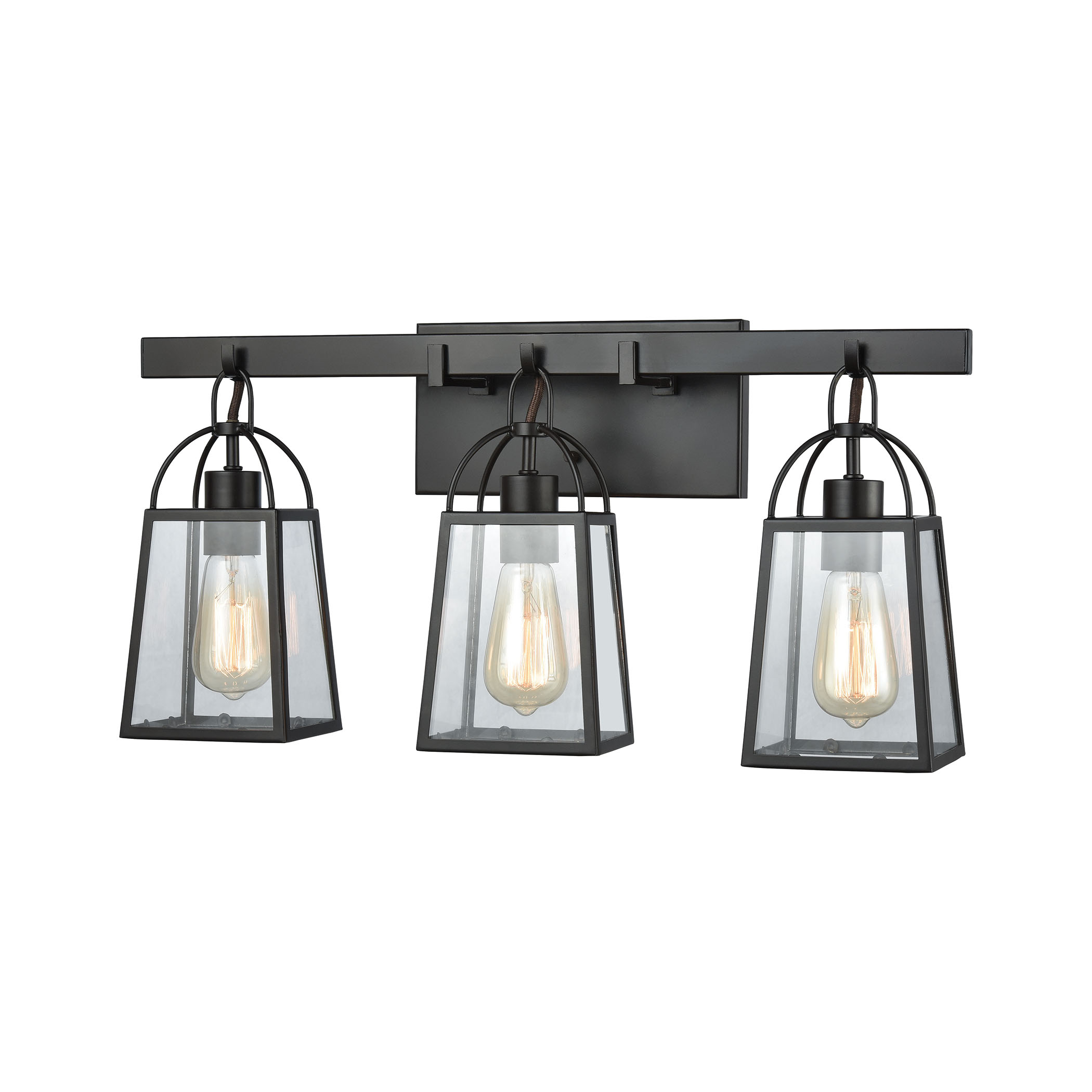 Westmore by ELK Lighting LWVL-220308109 Bergenline 24-in 3 -Light Oil-rubbed Bronze Transitional Vanity light
