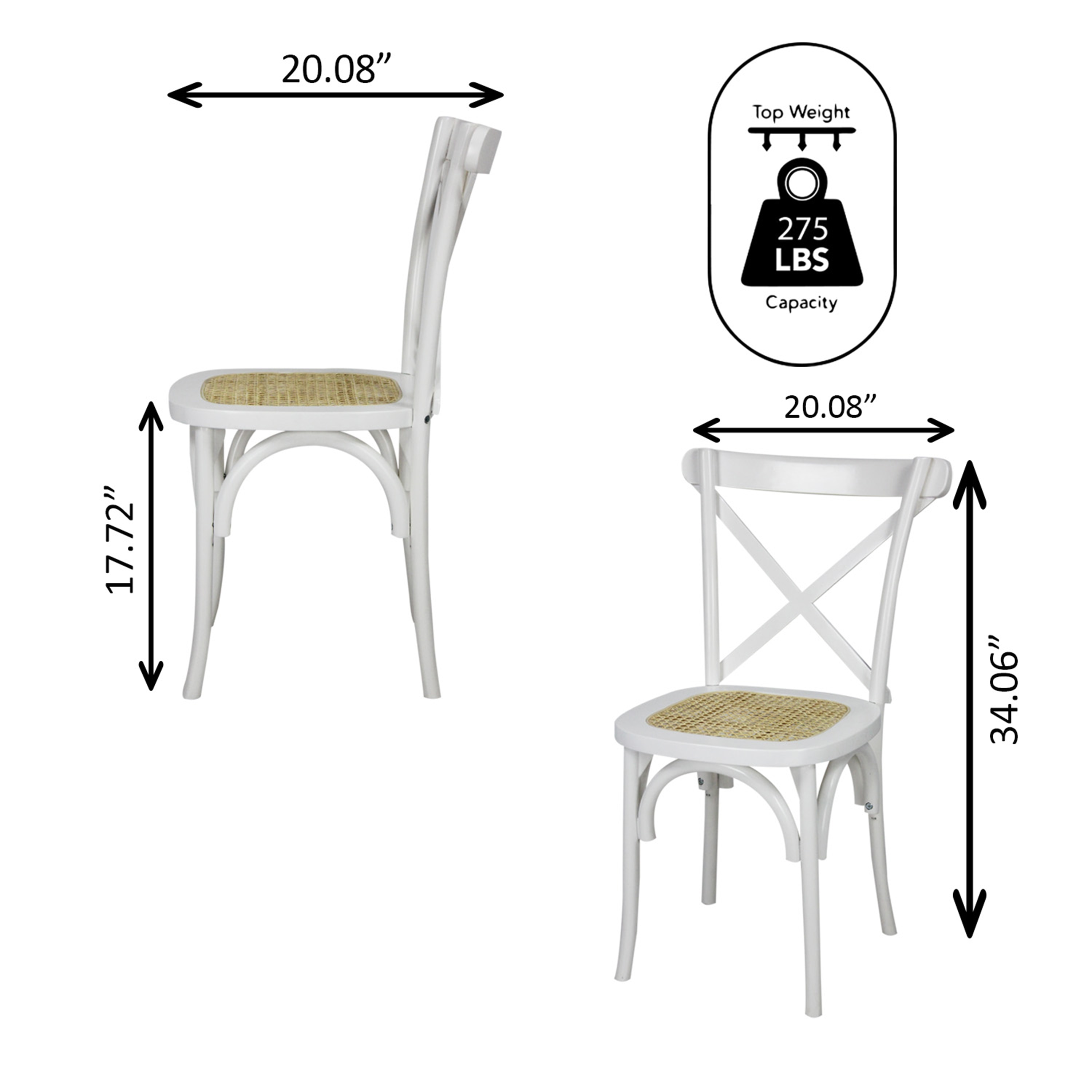 JONATHAN  Y DNG1001C-SET2 Dining-Chairs - View #4