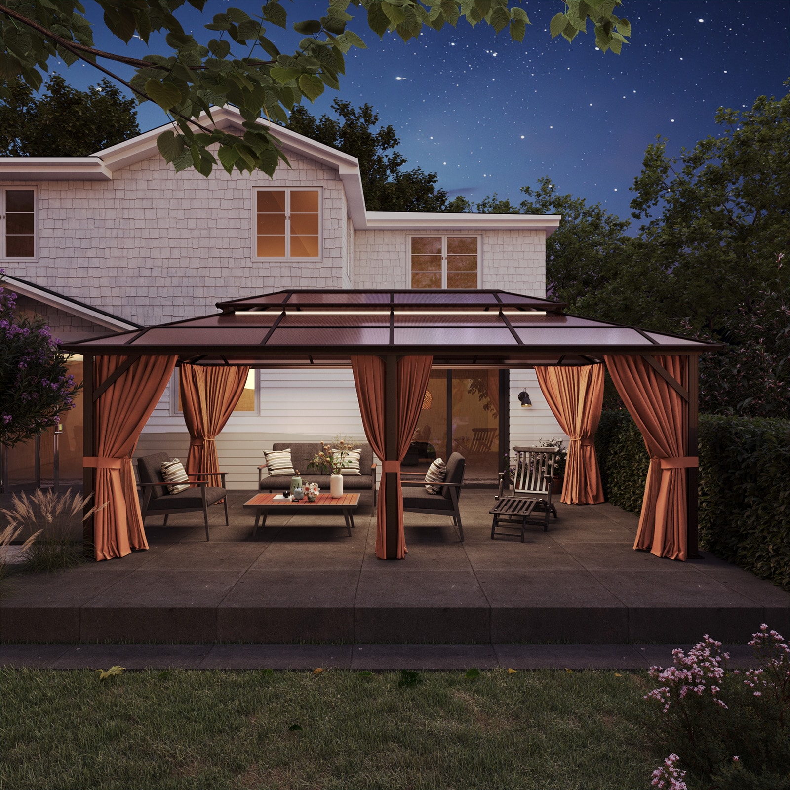 Bapipro BPGB11B44 Wood-Resin-Gazebos - View #2