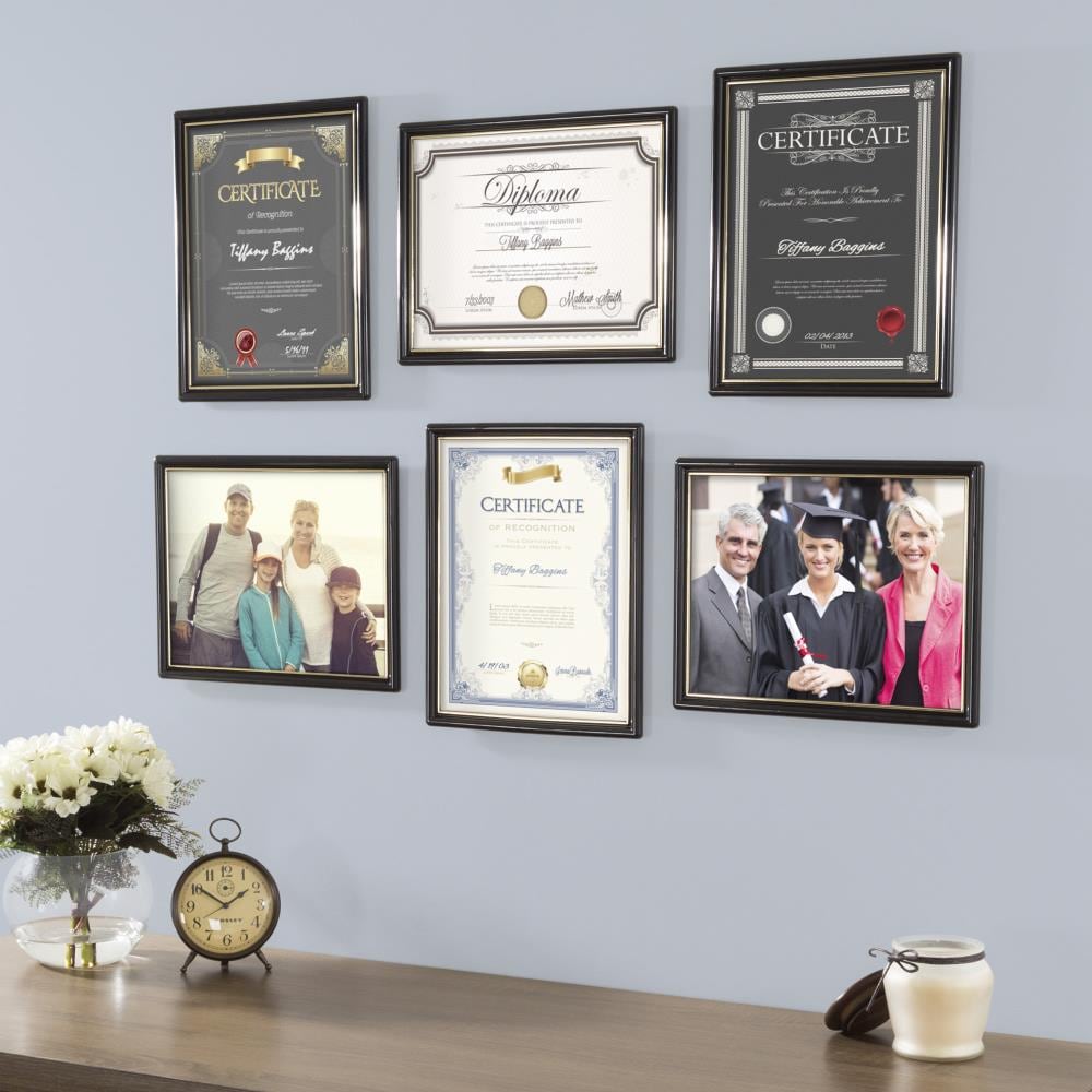 Hastings Home 8x10 Picture Frames - 6 Pack, Black : Target