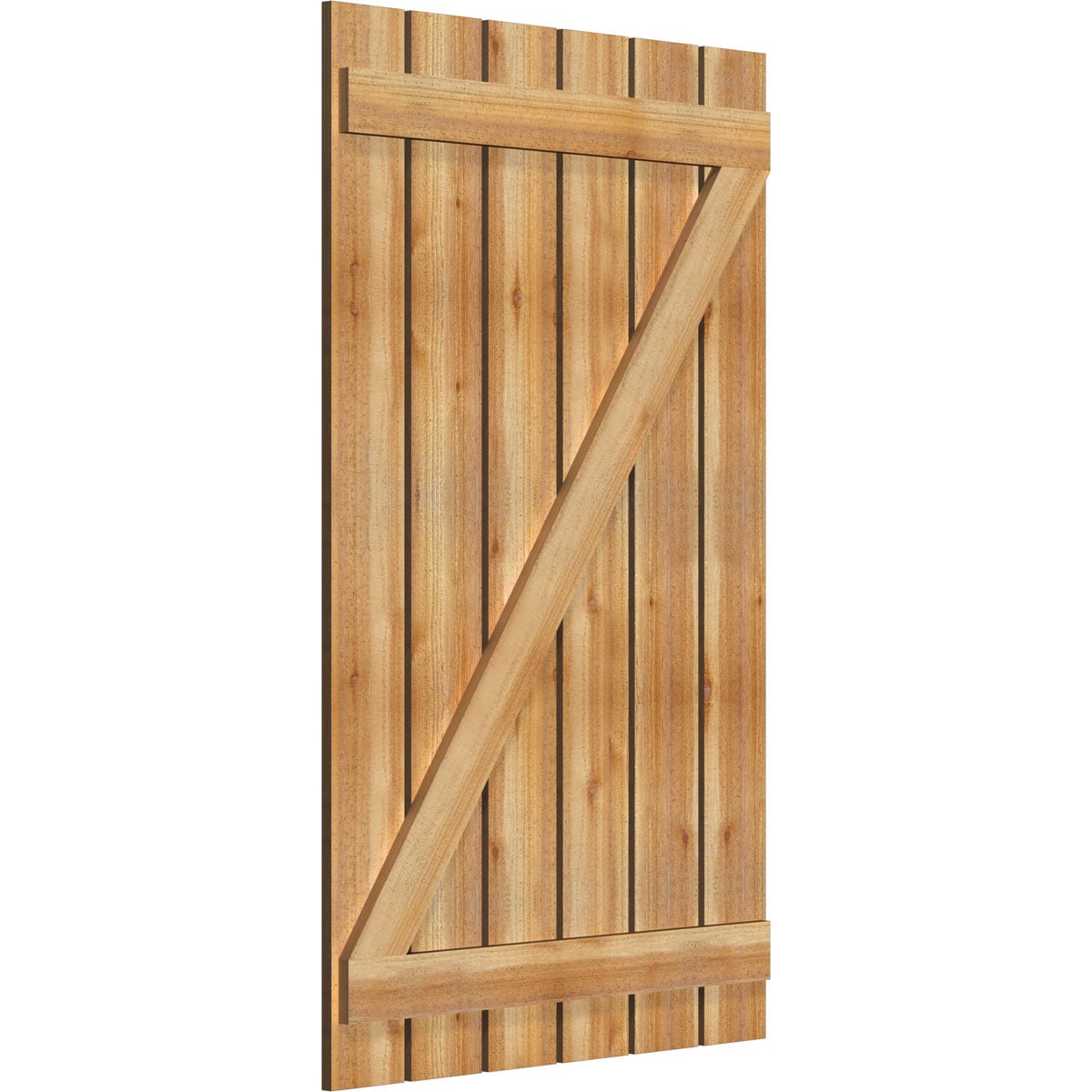 Ekena Millwork RBS06Z35X057RWR Exterior-Shutters - View #2