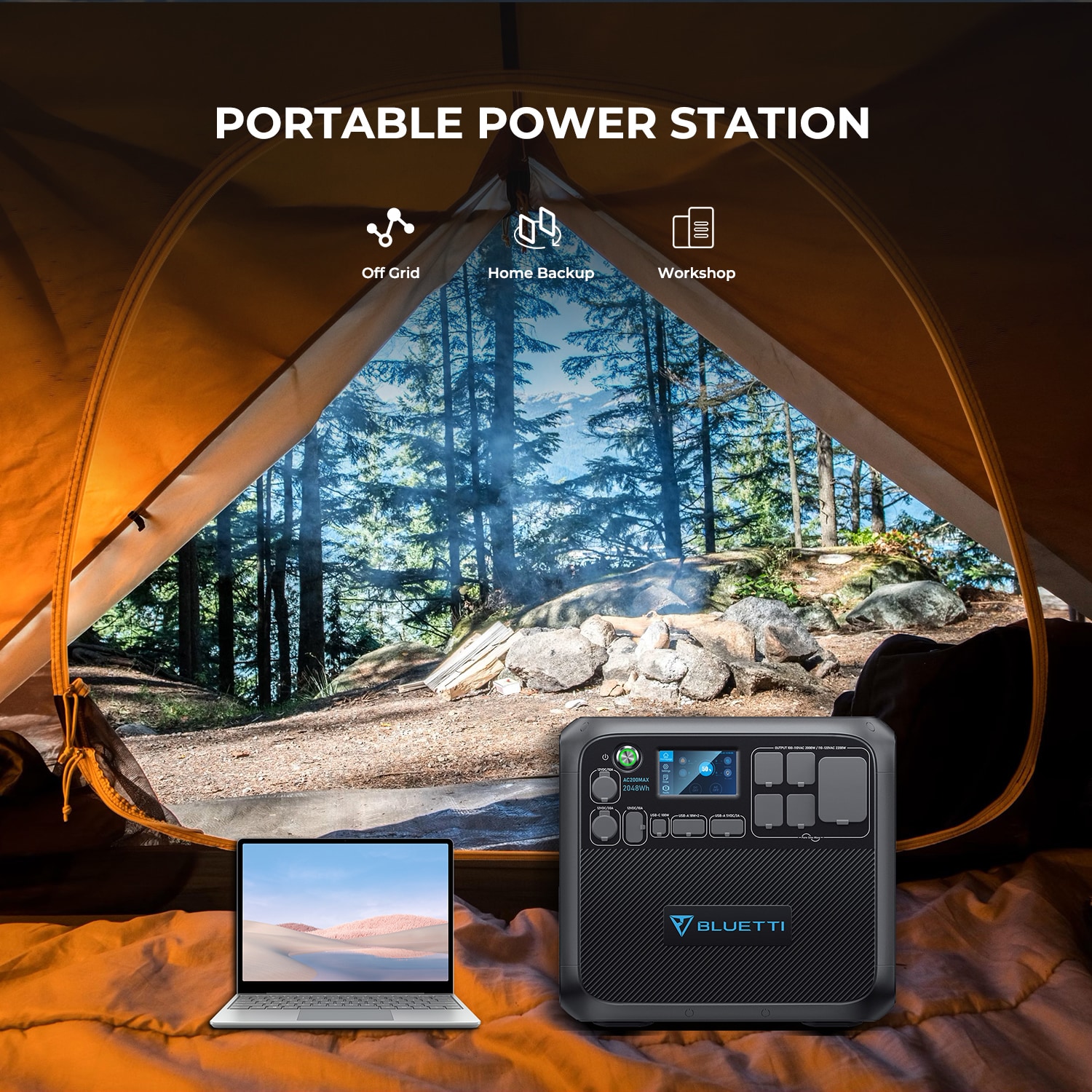 BLUETTI AC200MAX+PV380+TR Solar-Generators - View #8