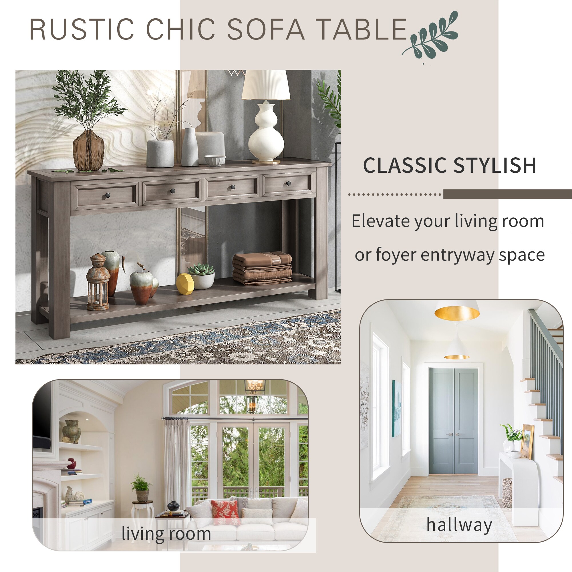 Oaks Decor OA287219E Console-Sofa-Tables - View #8