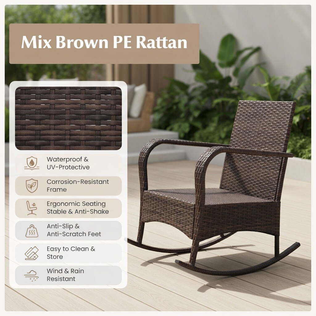 Choco Moon WYC-WQ33874-LS Patio-Conversation-Sets - View #4