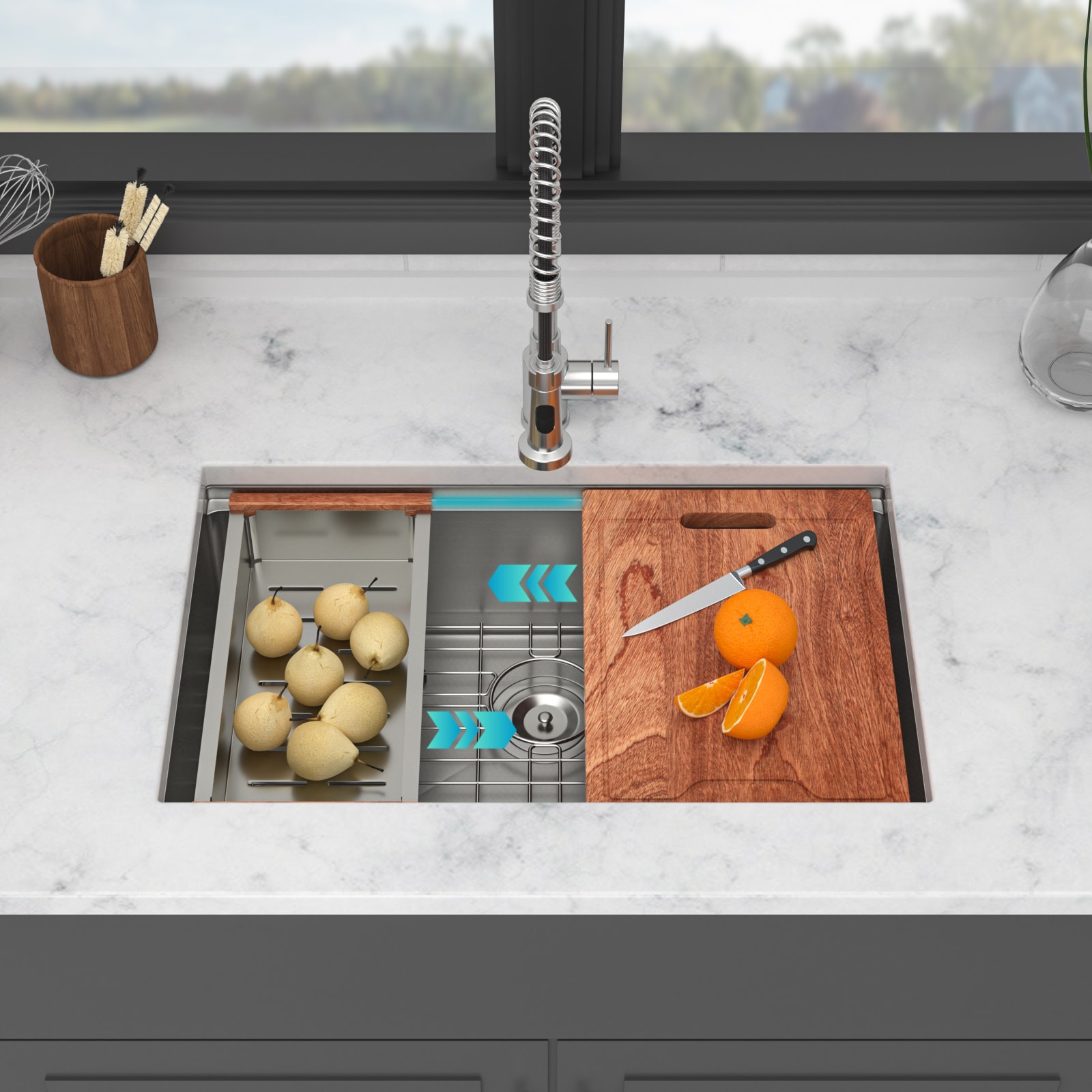 Vanityfus VF-LD-80407 Kitchen-Sinks - View #2