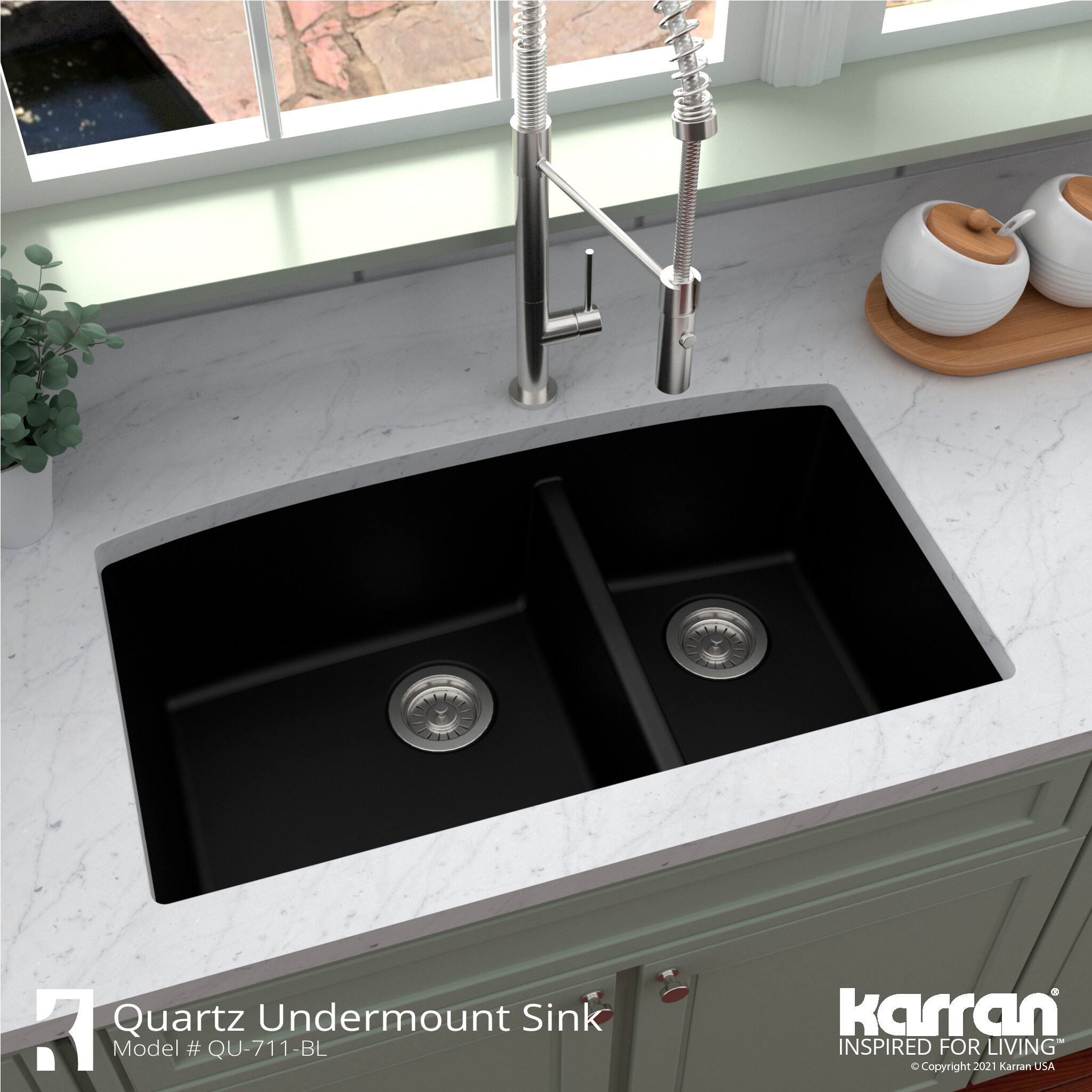 Karran QU-711-BL-PK1 Kitchen-Sinks - View #7