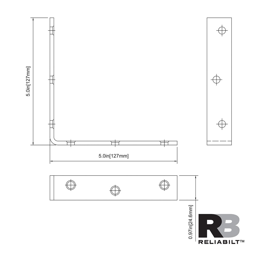 RELIABILT 605749 Mending-Plates-Brackets-Braces - View #4
