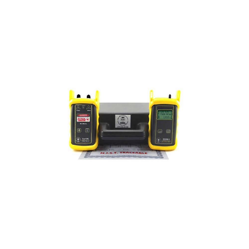  TCNCD351359 Optical Wavelength Laboratories OWL-KIT-Z2-D2ST Zoom 2 Dual Owl ST Multimode Fiber Test Kit