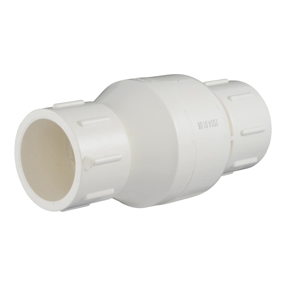 RELIABILT 20456Z 1-1/2-in PVC x PVC PVC Sch 40 Spring loaded check valve