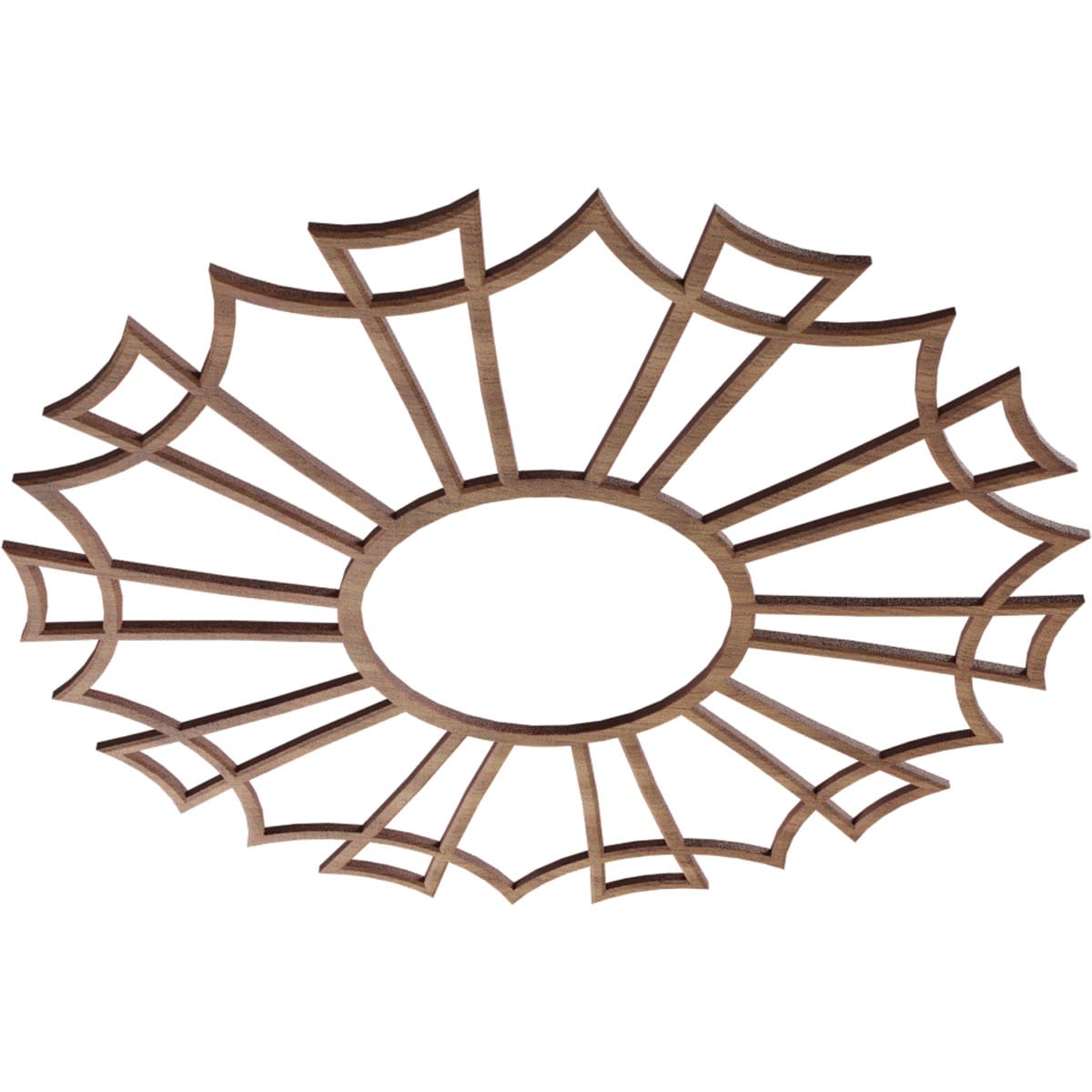 Ekena Millwork CMWP20X20X0250AUWA Ceiling-Medallions - View #2