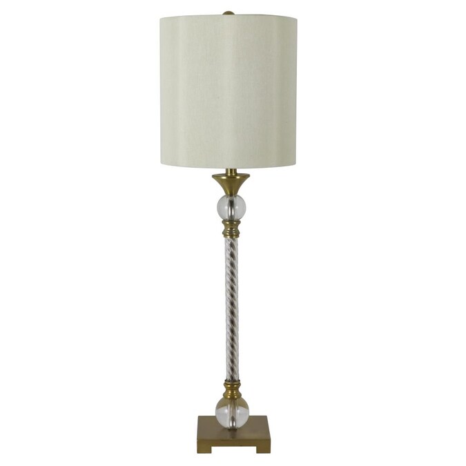 Buffet Table Lamp With Silk Shade, How Tall Should A Buffet Table Lamp Be