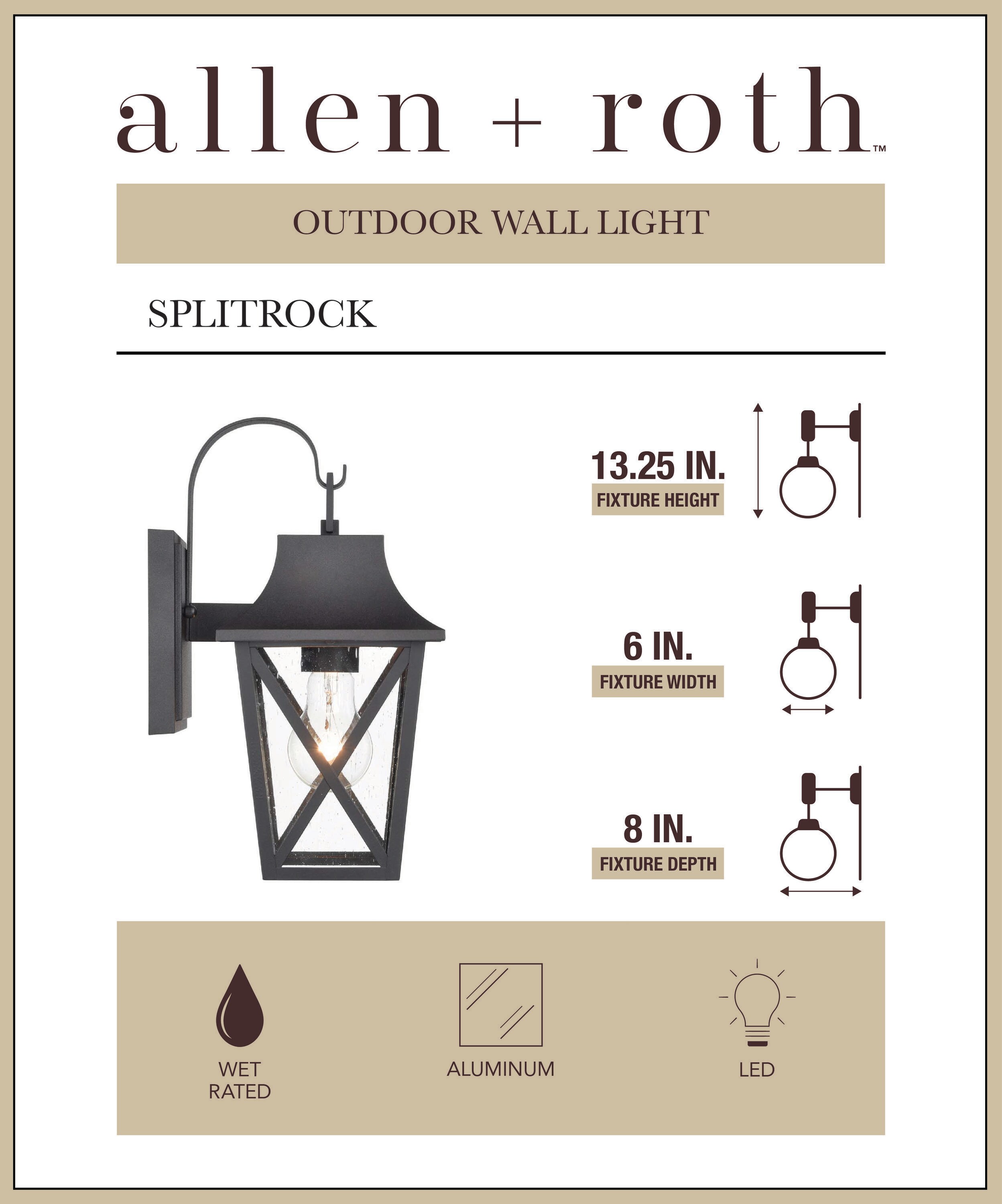 allen + roth ELW42647-BK-S Outdoor-Wall-Lighting - View #2