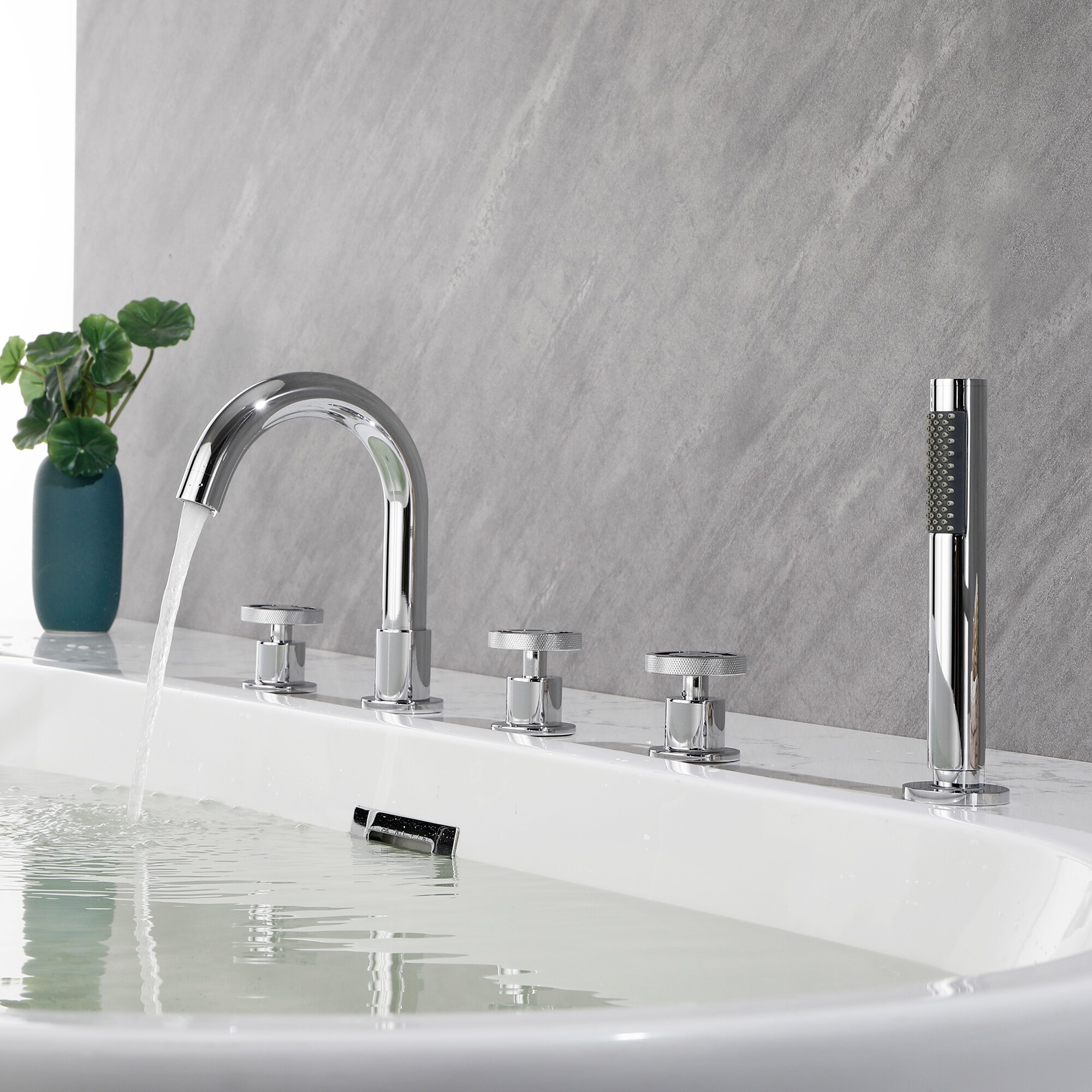 WELLFOR WA9013NS Roman-Tub-Faucets - View #8