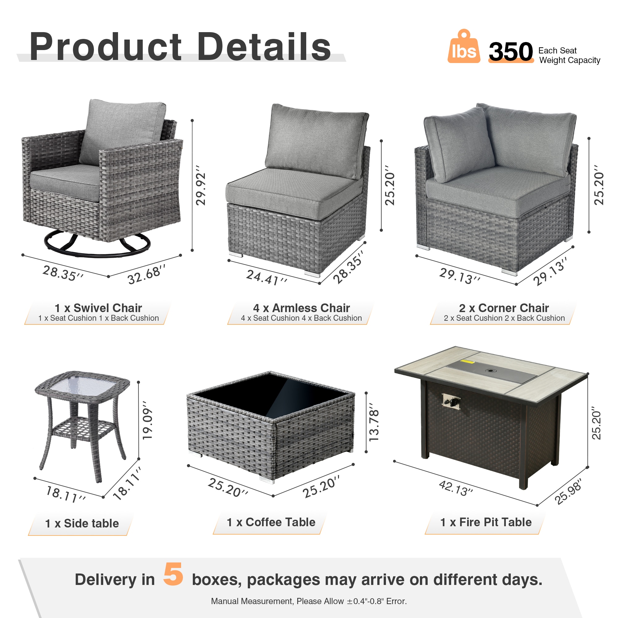 Pouuin SYZHOP707 Patio-Sofas-Daybeds - View #8