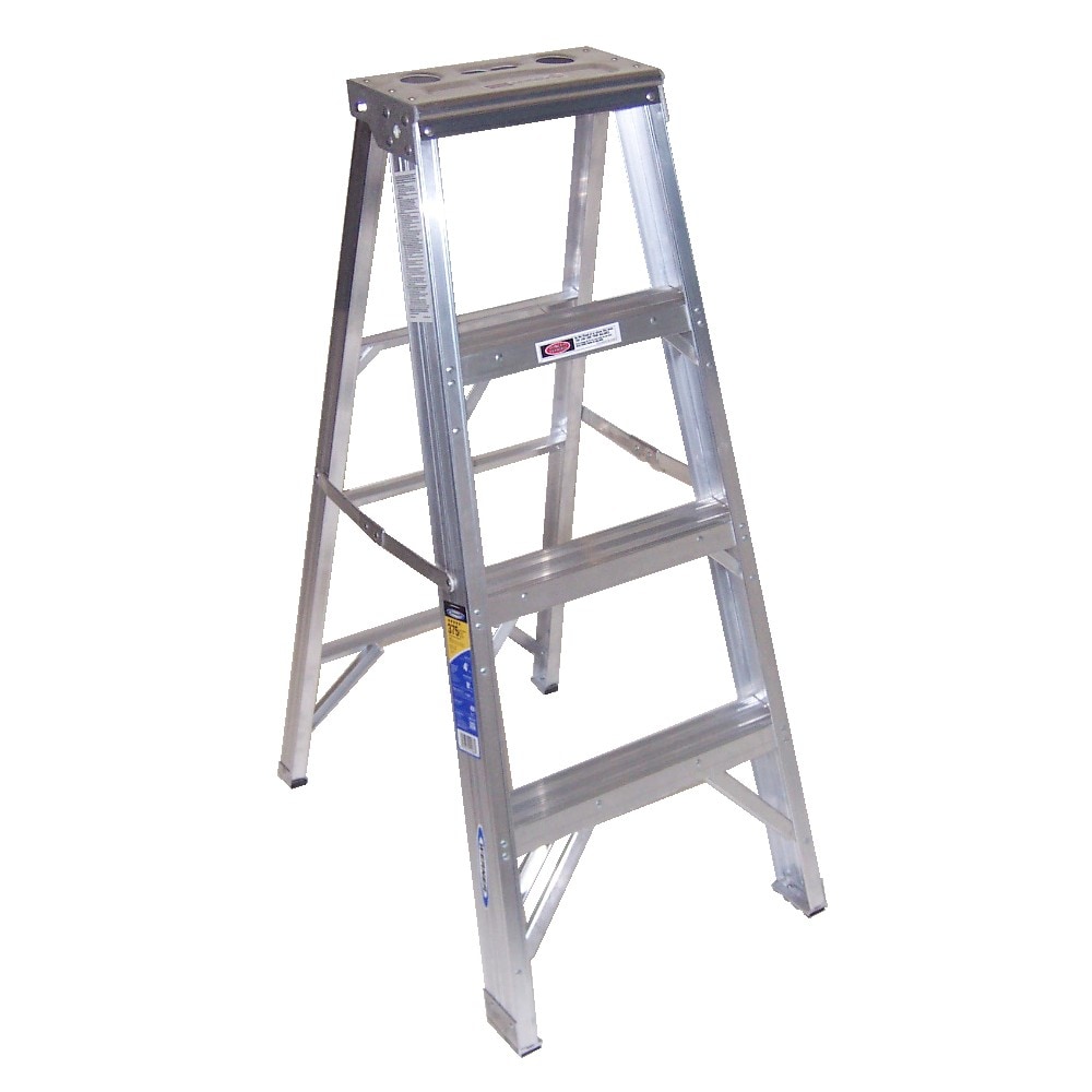 Werner 400 12-ft Aluminum Type 1AA-375-lb Load Capacity Step Ladder