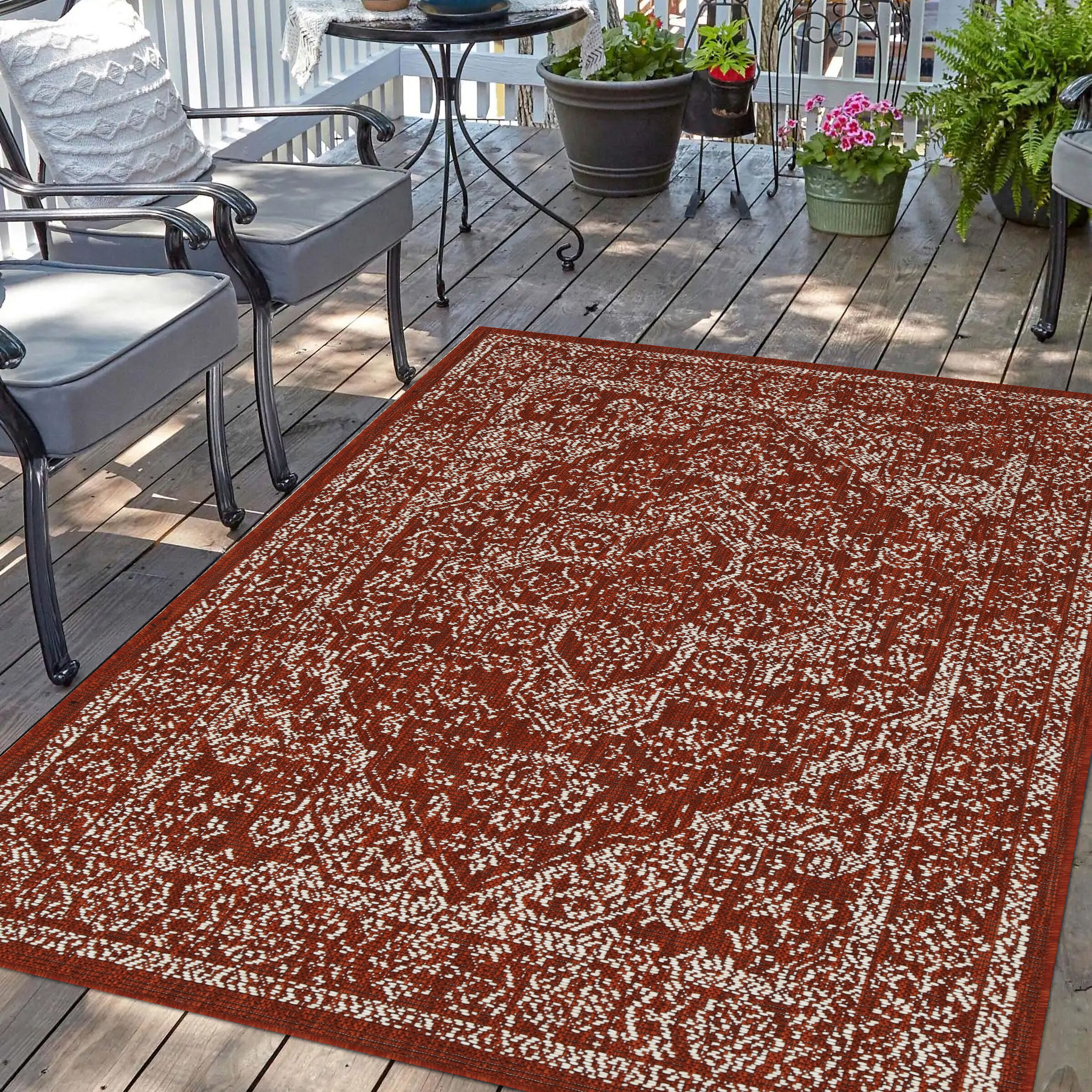 Playa Rug PLY-ZAR-RED-9X12 rugs - View #4