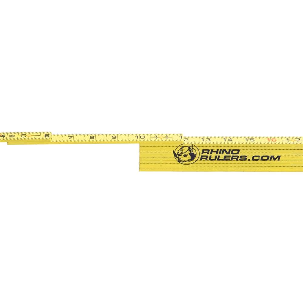 Marshalltown 6-ft Vinyl Folding Ruler in the Yardsticks & Rulers department  at