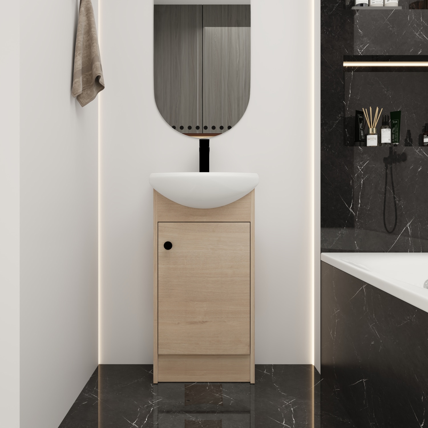 Streamdale Furniture W999S00002 Bath-Vanity-Combo - View #6