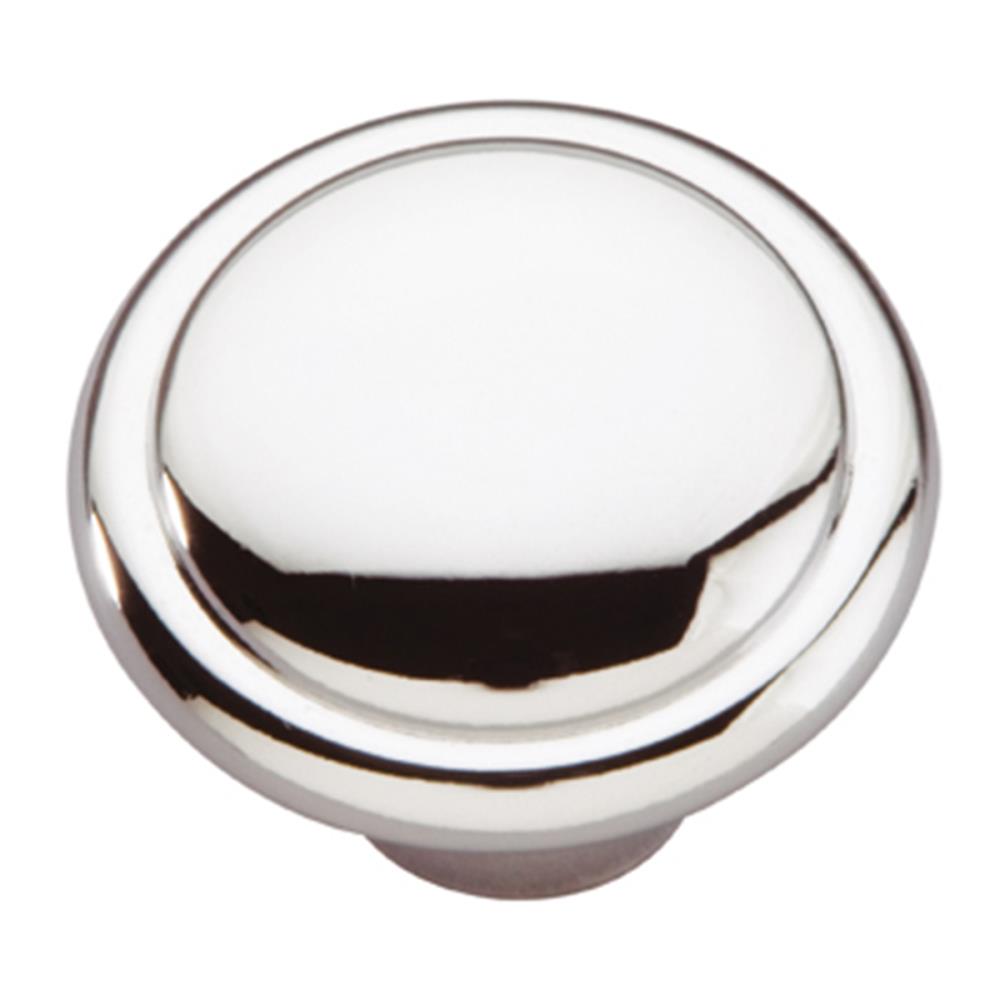 Hickory Hardware P14848-26 Conquest 1-3/8-in Chrome Mushroom Transitional Cabinet Knob