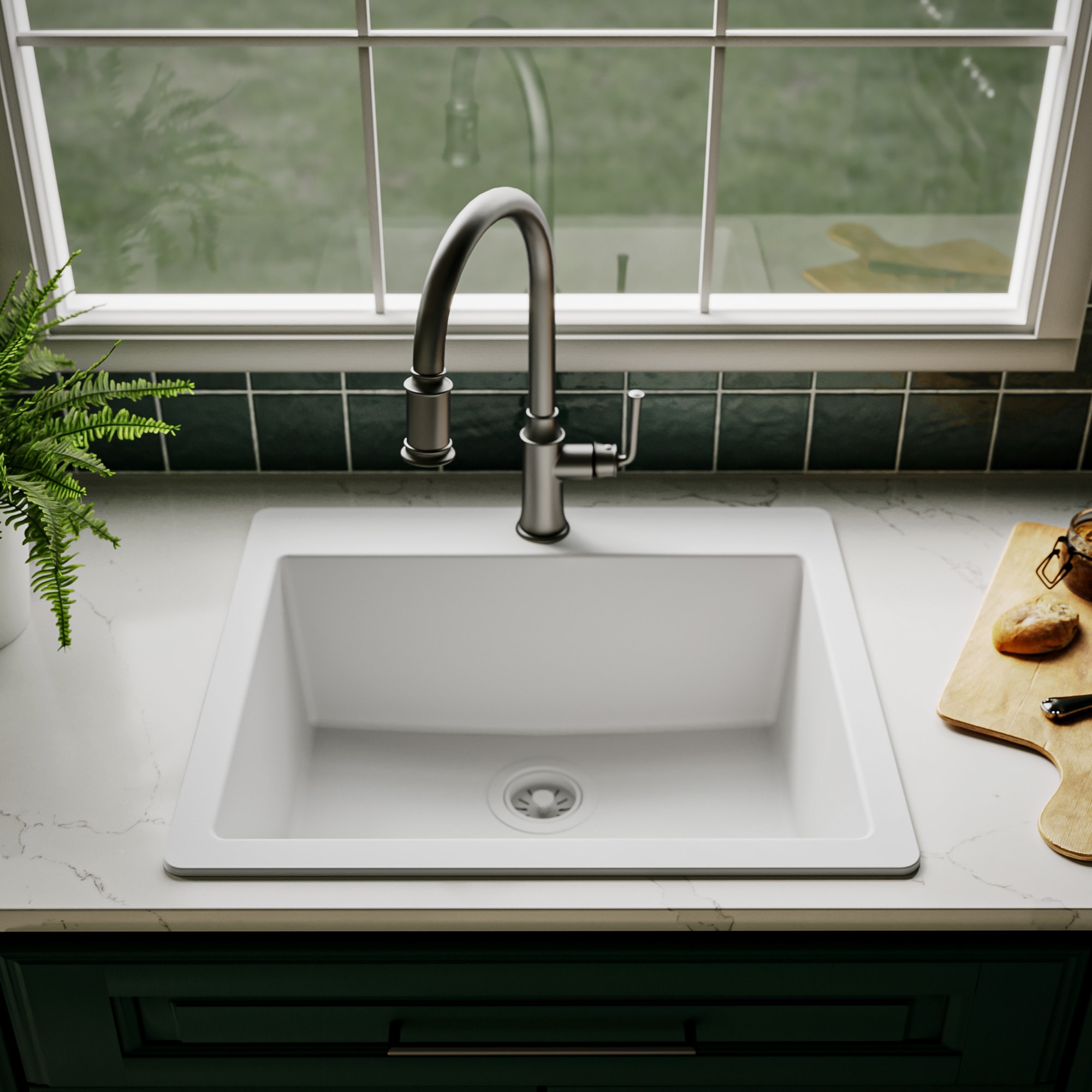 allen + roth GT1020WHT Kitchen-Sinks - View #10