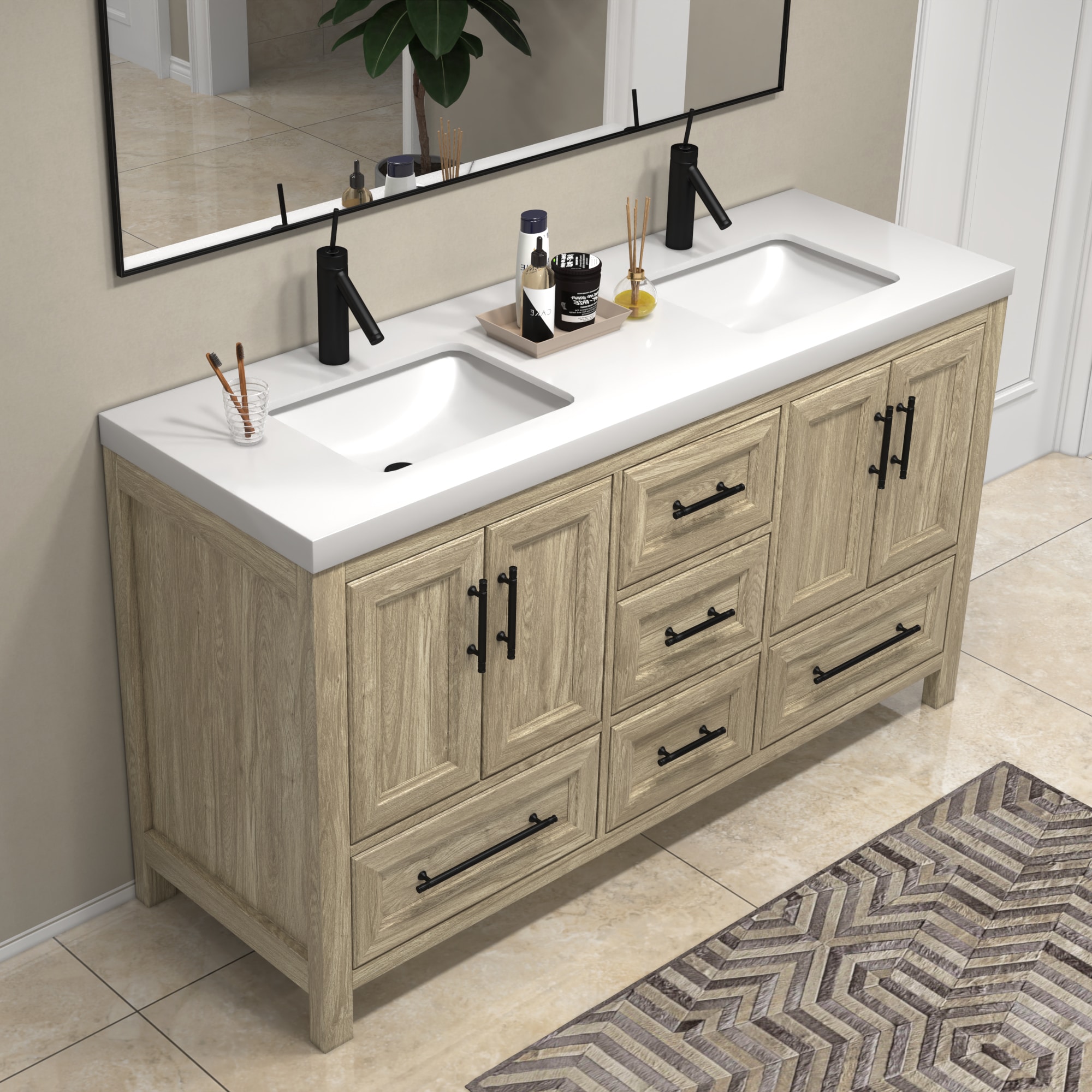 BV Better Vanity VIV60D-HG Bath-Vanity-Combo - View #3