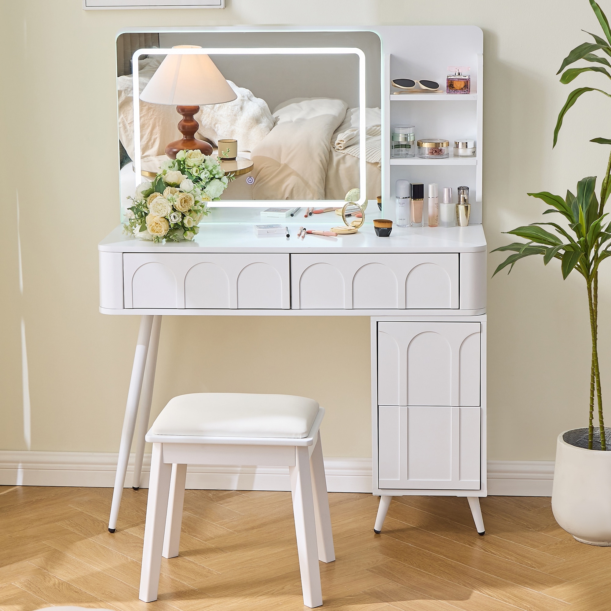 Vorene J-P4AMVZSJKX9E Bedroom-Vanities - View #3