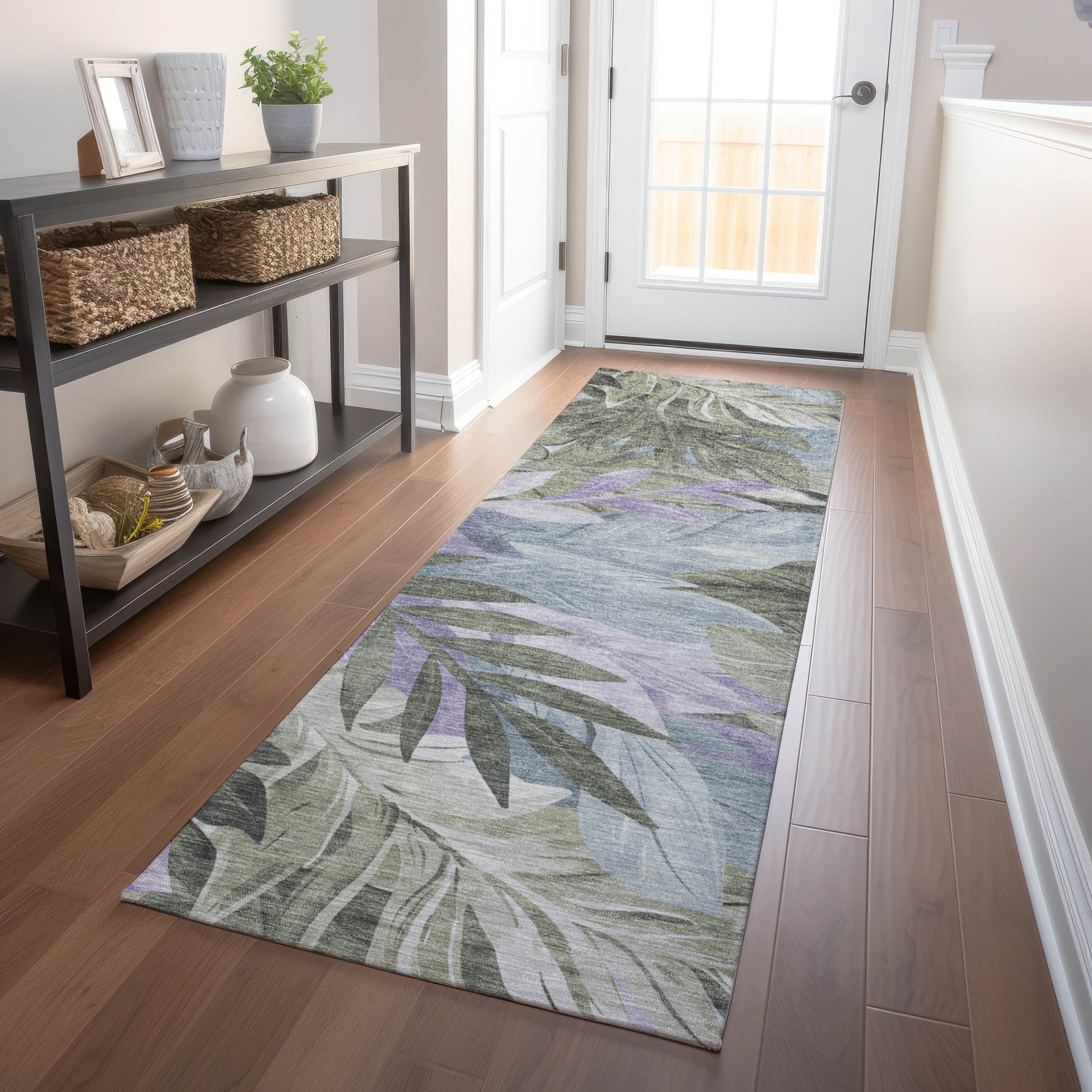 Addison Rugs ACN1499TP2X8 Chantille ACN1499TP 2 x 7 (ft) Polyester Taupe Rectangular Indoor/Outdoor Geometric Machine washable Runner rug