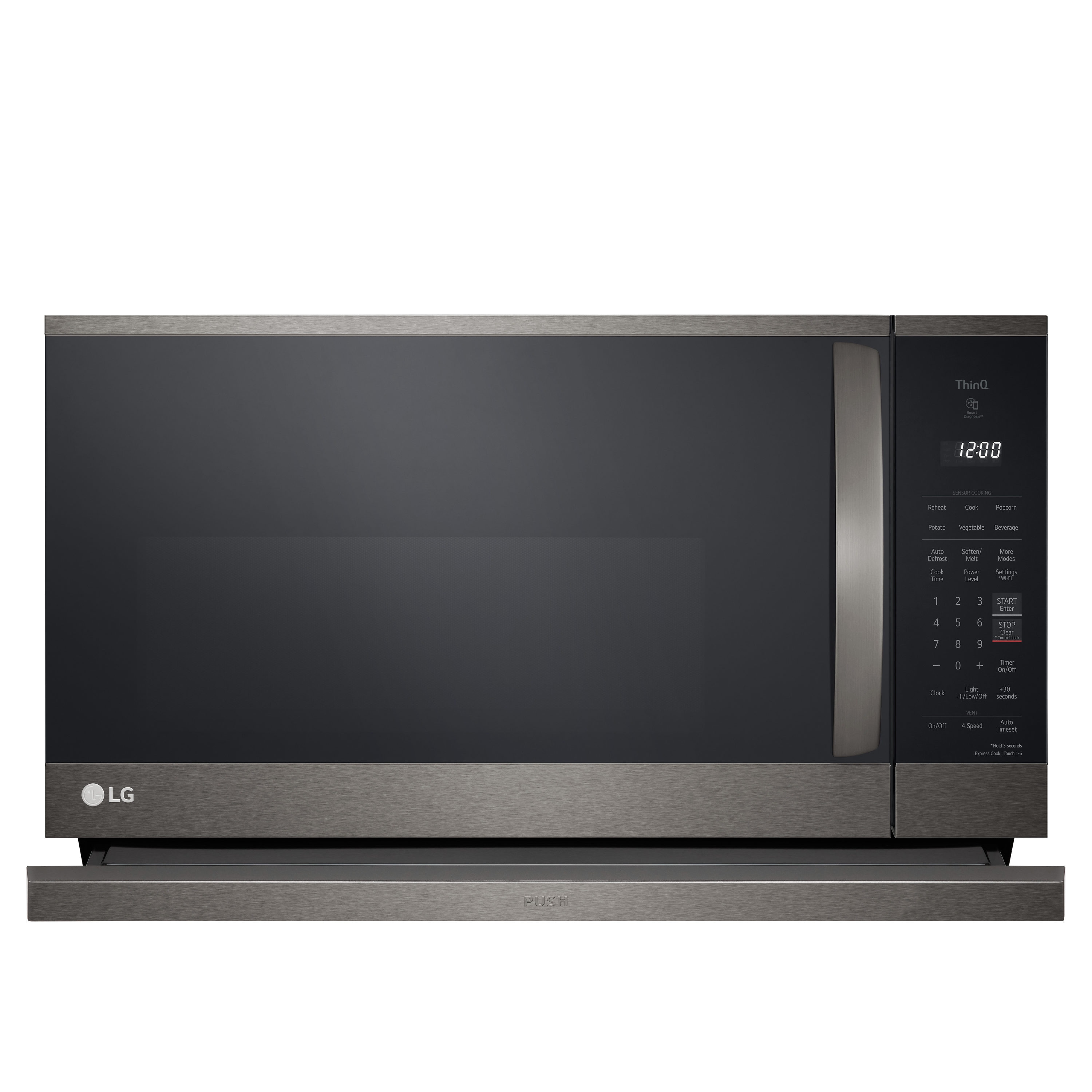 LG 2.1 Cu. ft. Smart Over-the-range Microwave with ExtendaVent 2.0 Stainless Steel