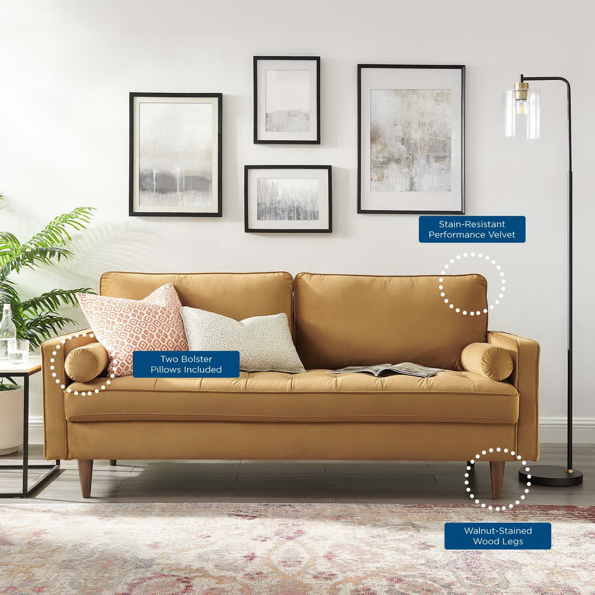 Modway EEI-3764-COG Sofas-Loveseats - View #9