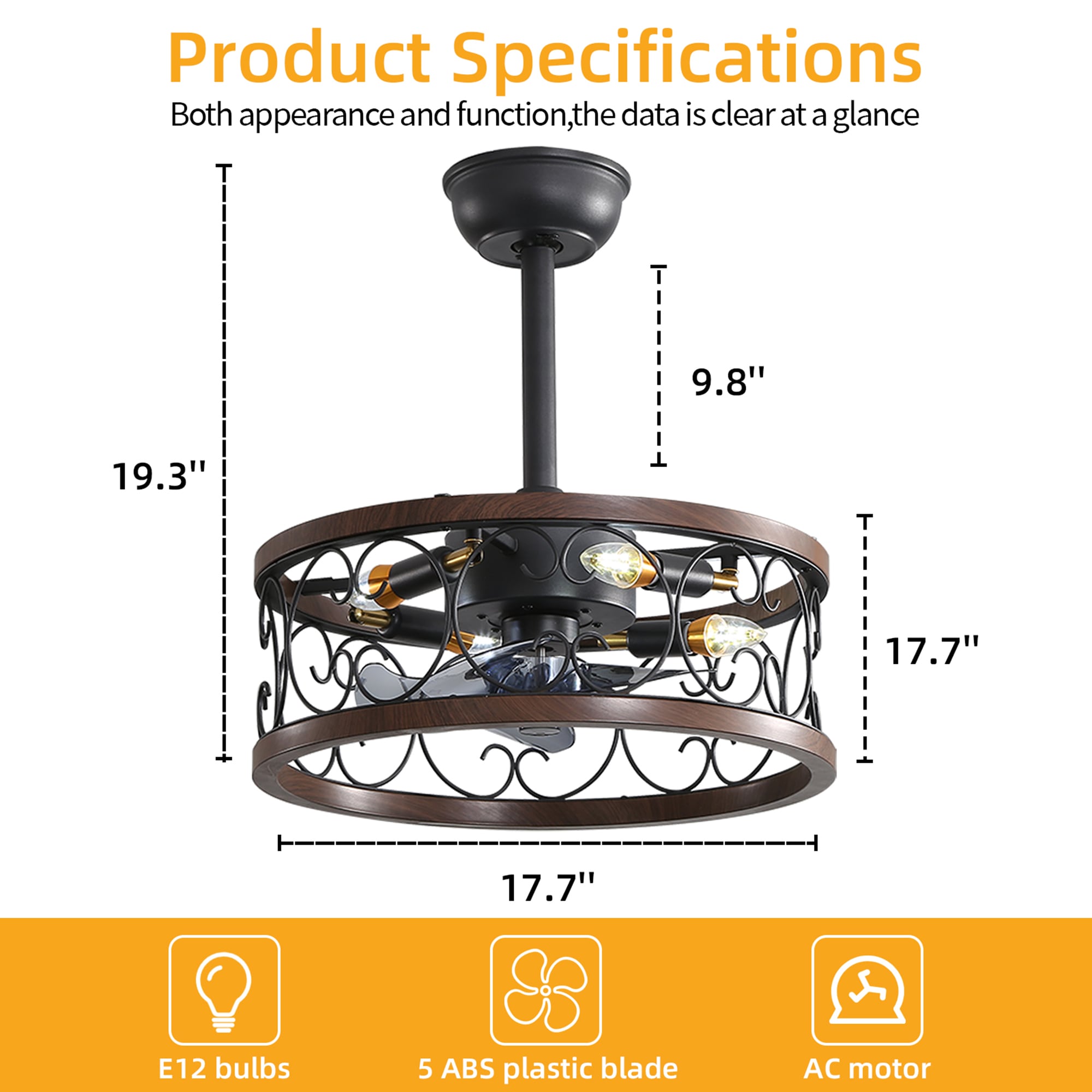 Bybafun YB9100035 Ceiling-Fans - View #2