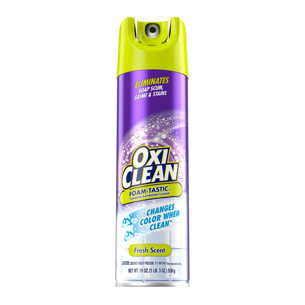 OxiClean 19-oz Fresh Scent Foam Multipurpose Bathroom Cleaner in the  Multipurpose Bathroom Cleaners department at