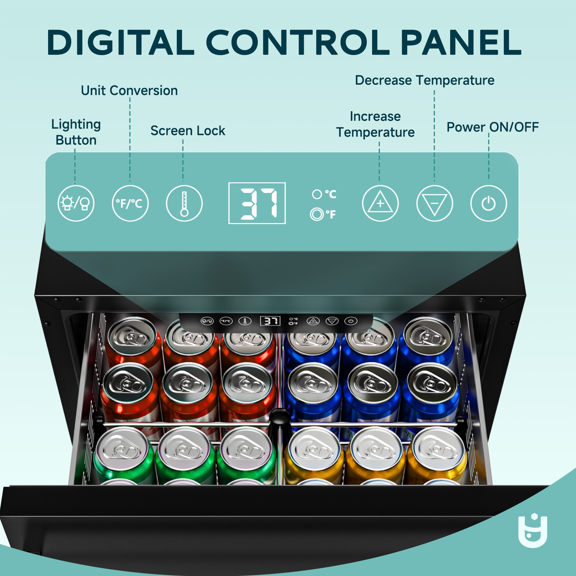 Euhomy BR005-150BL-E-LS-SC Beverage-Dispensers - View #8