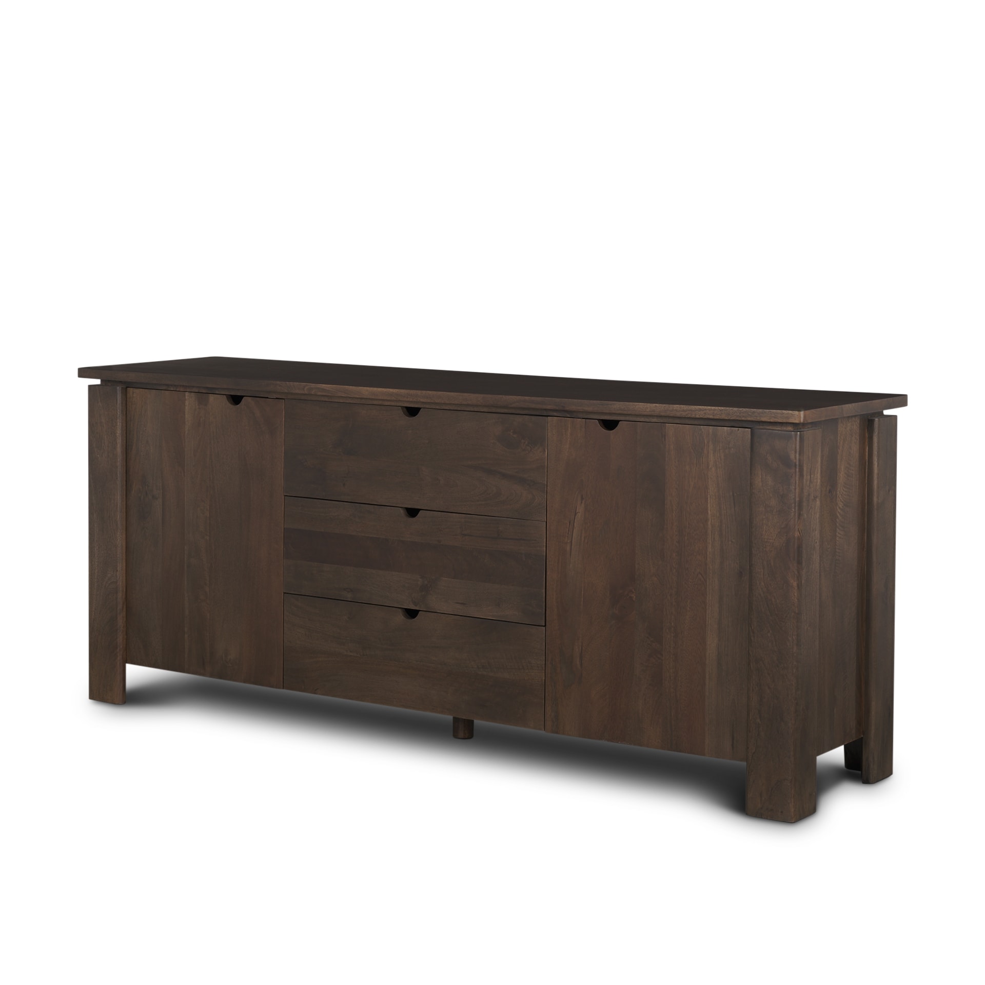 Mercana 71010 Contemporary/Modern Brown Mango Sideboard