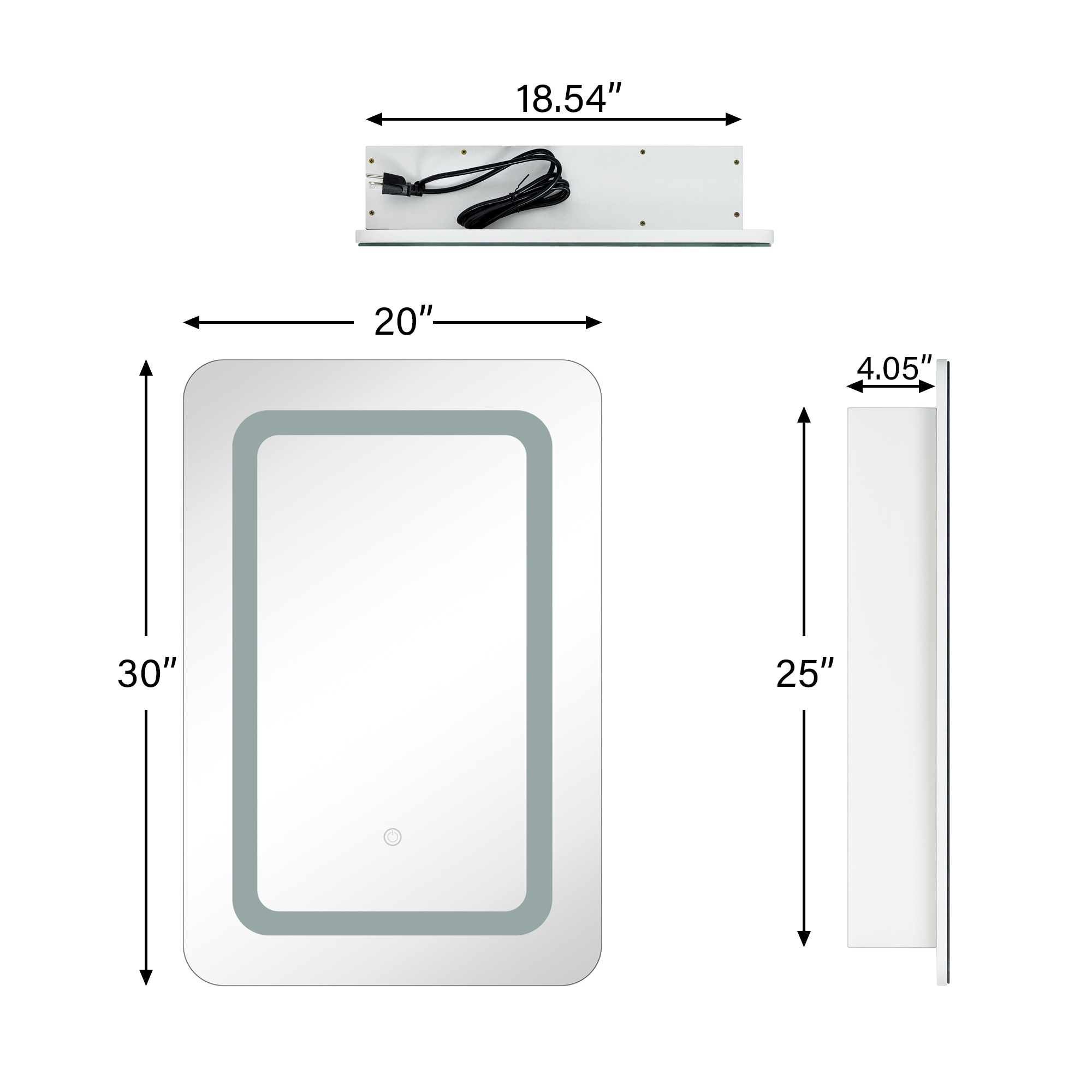 TEHOME GC-0Y325 Bathroom-Medicine-Cabinets - View #8